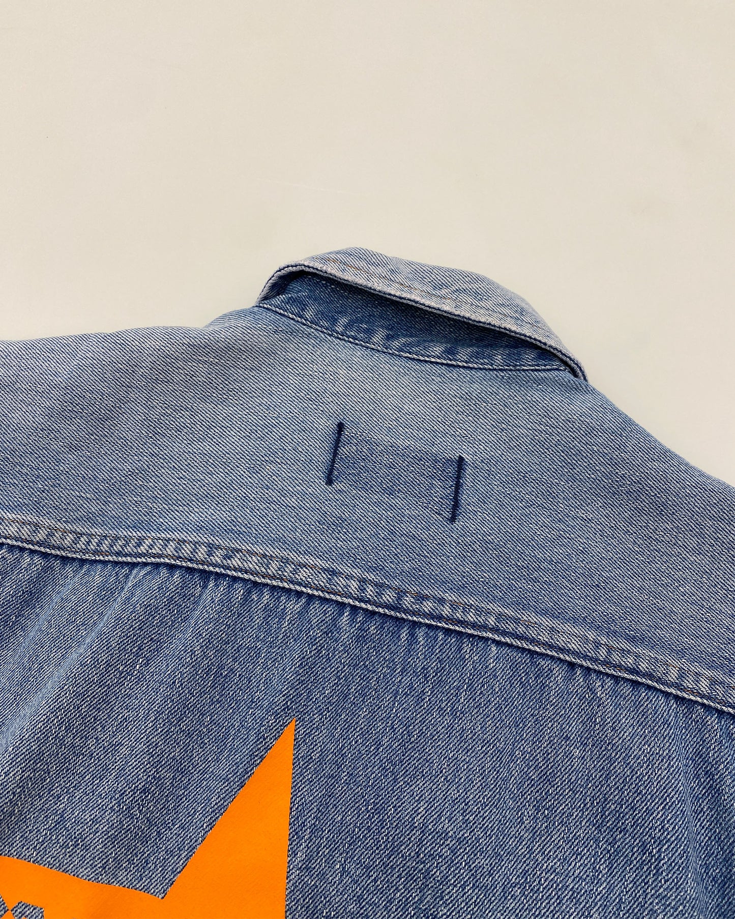 Salvation x Big Yank 1990s Porn-Star Cut Off Sleeve Selvedge Denim Vest Blue