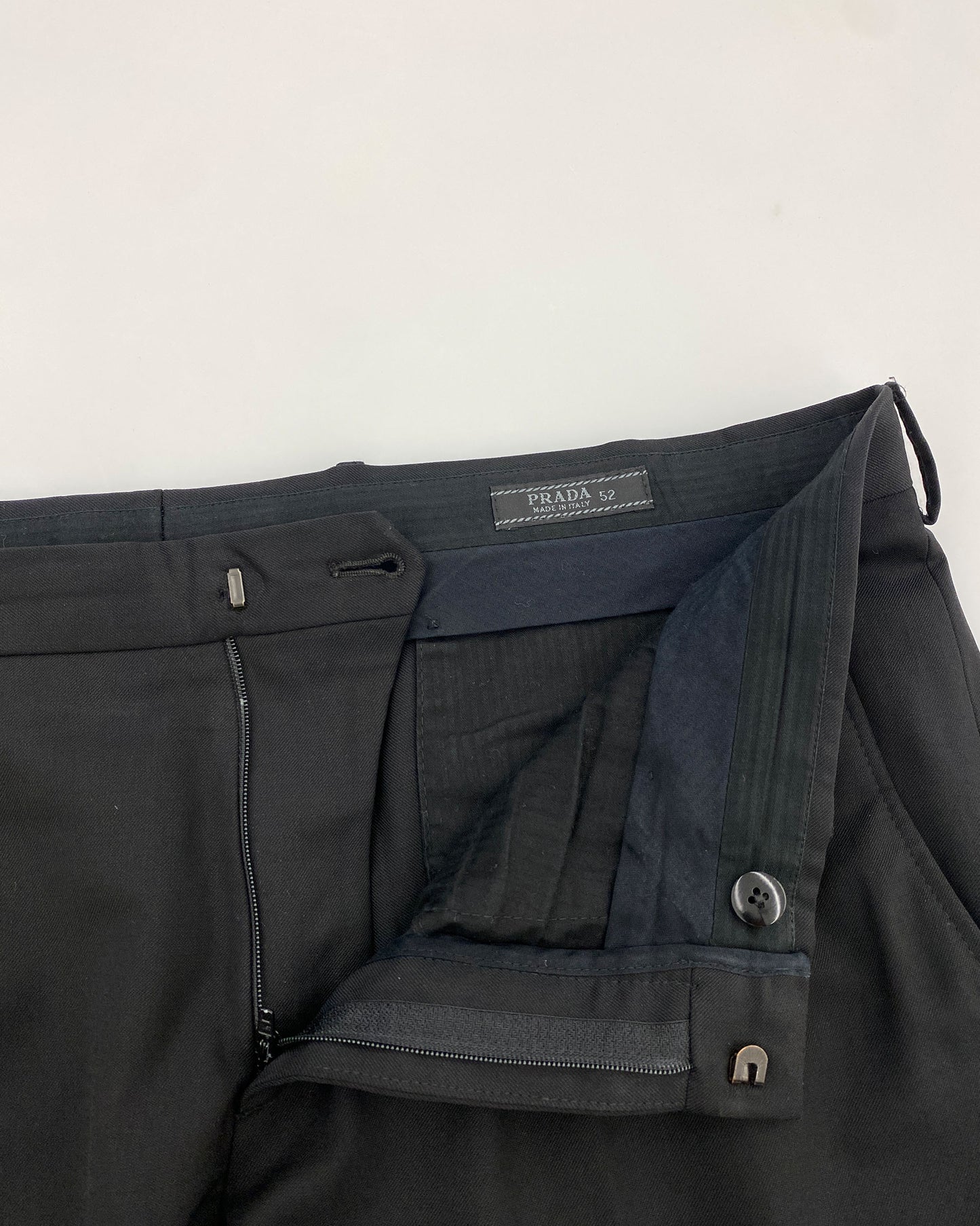 Prada SS2007 Suit Pants Black