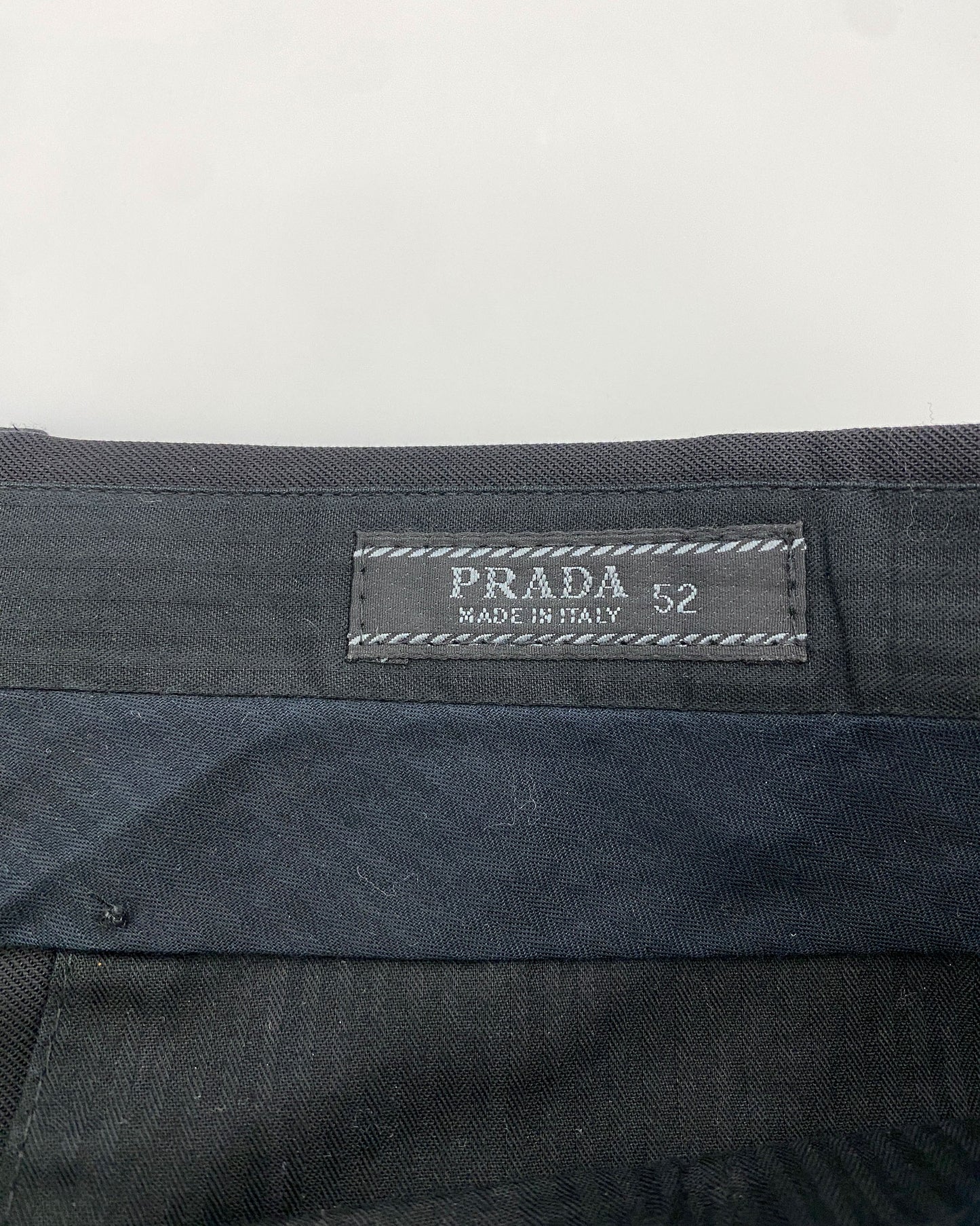 Prada SS2007 Suit Pants Black