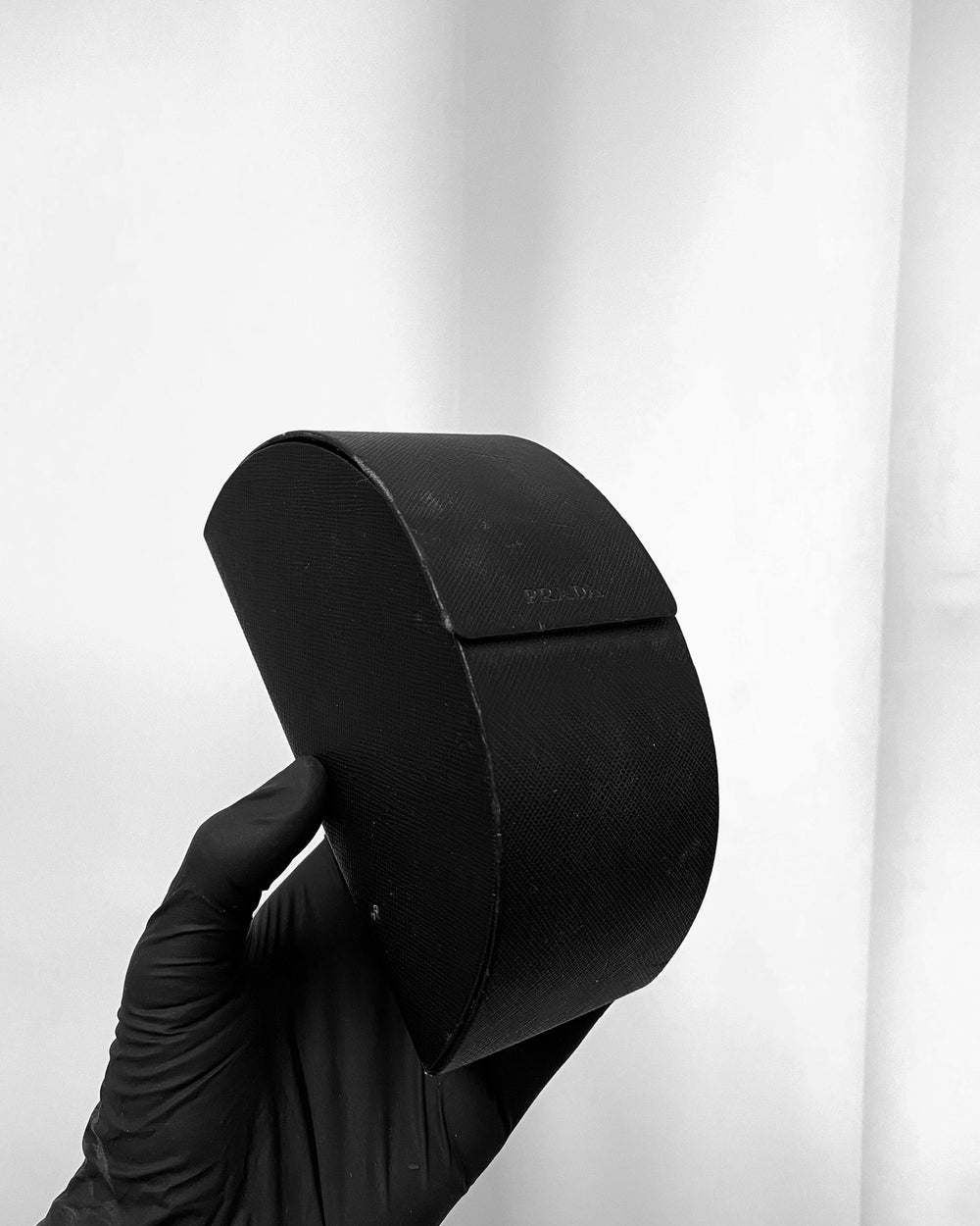 Prada 2000s Sunglasses Case Black