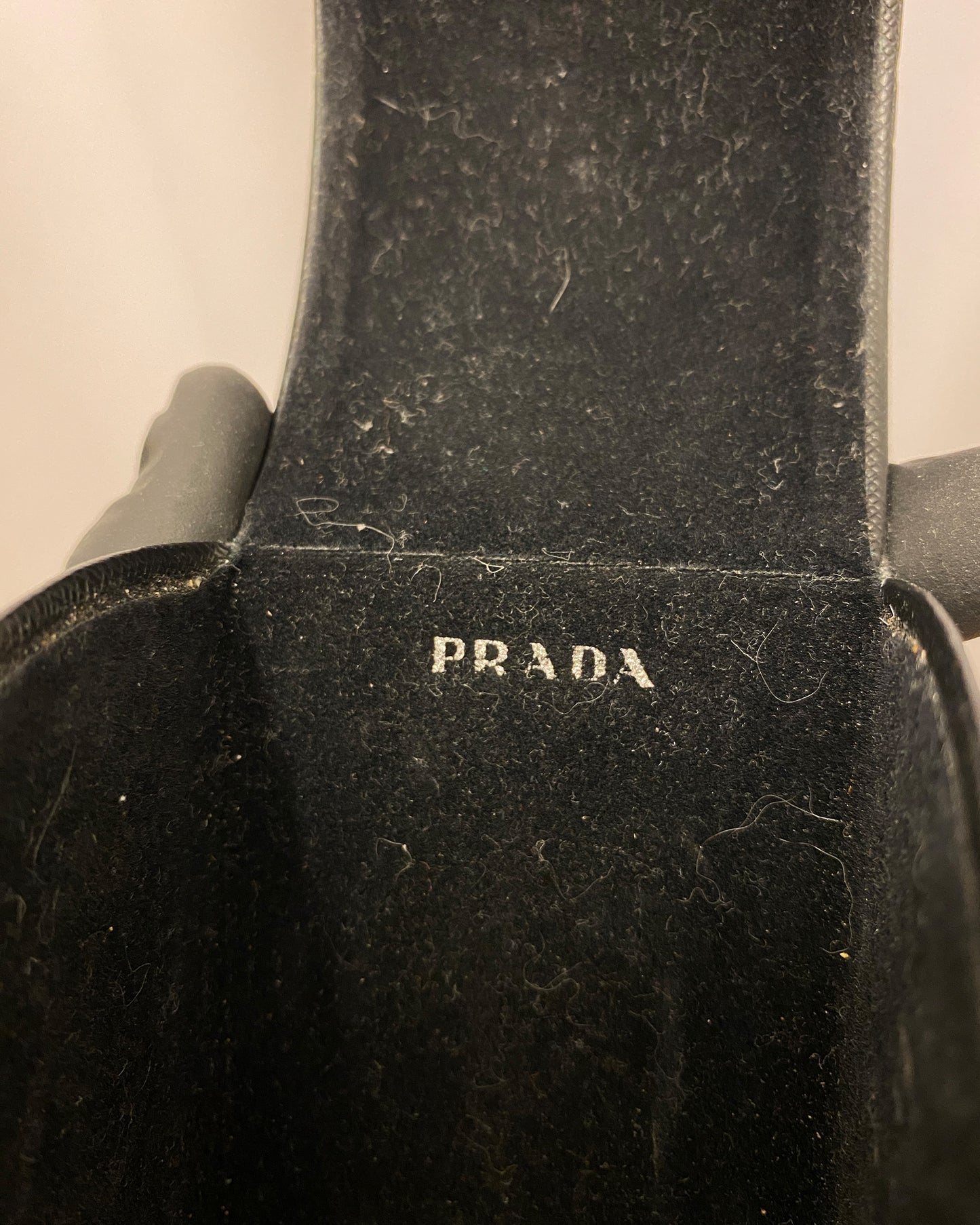 Prada 2000s Sunglasses Case Black