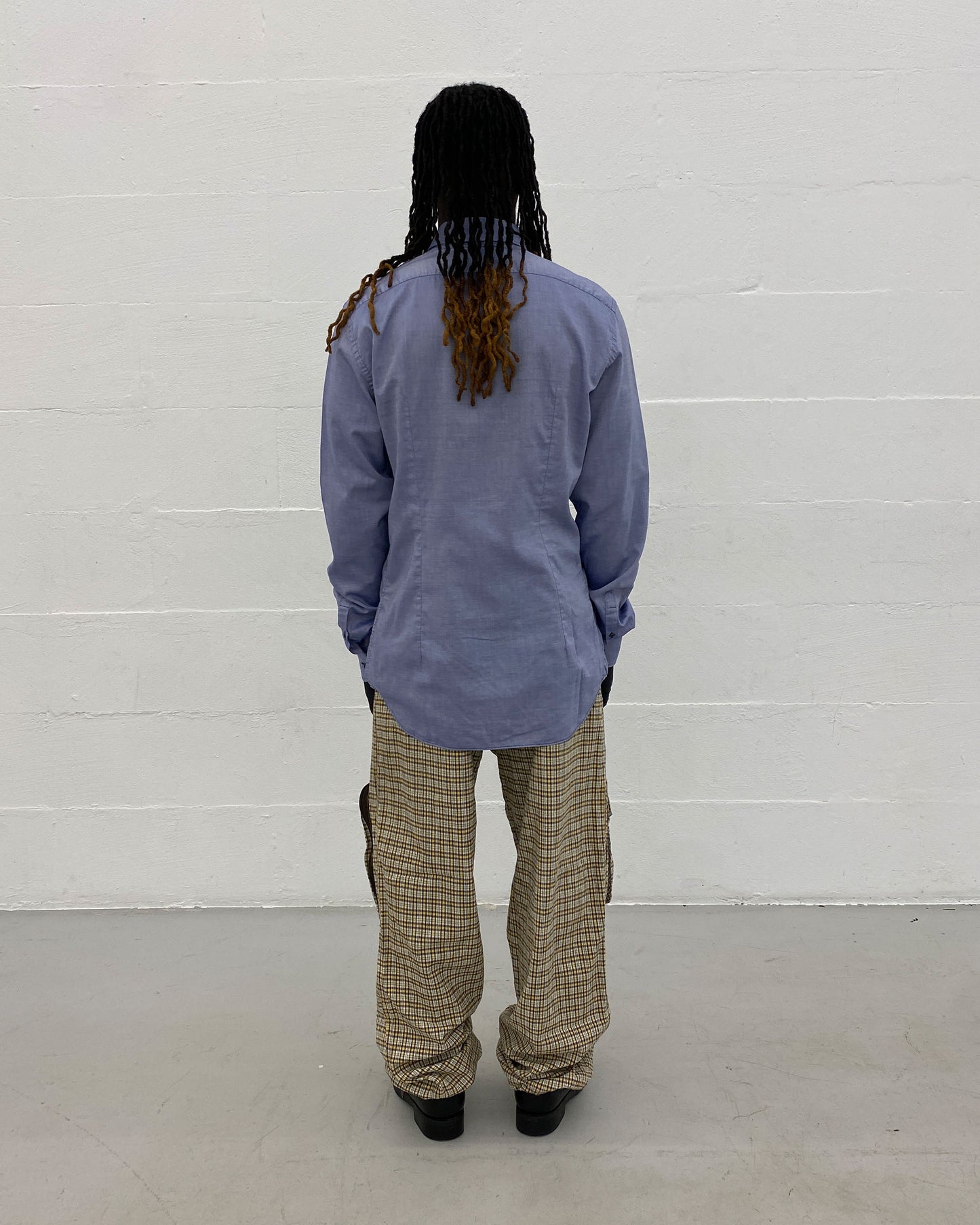 W.&L.T. Walter van Beirendonck 1990s Tartan Checkered Cargo Pants Yellow