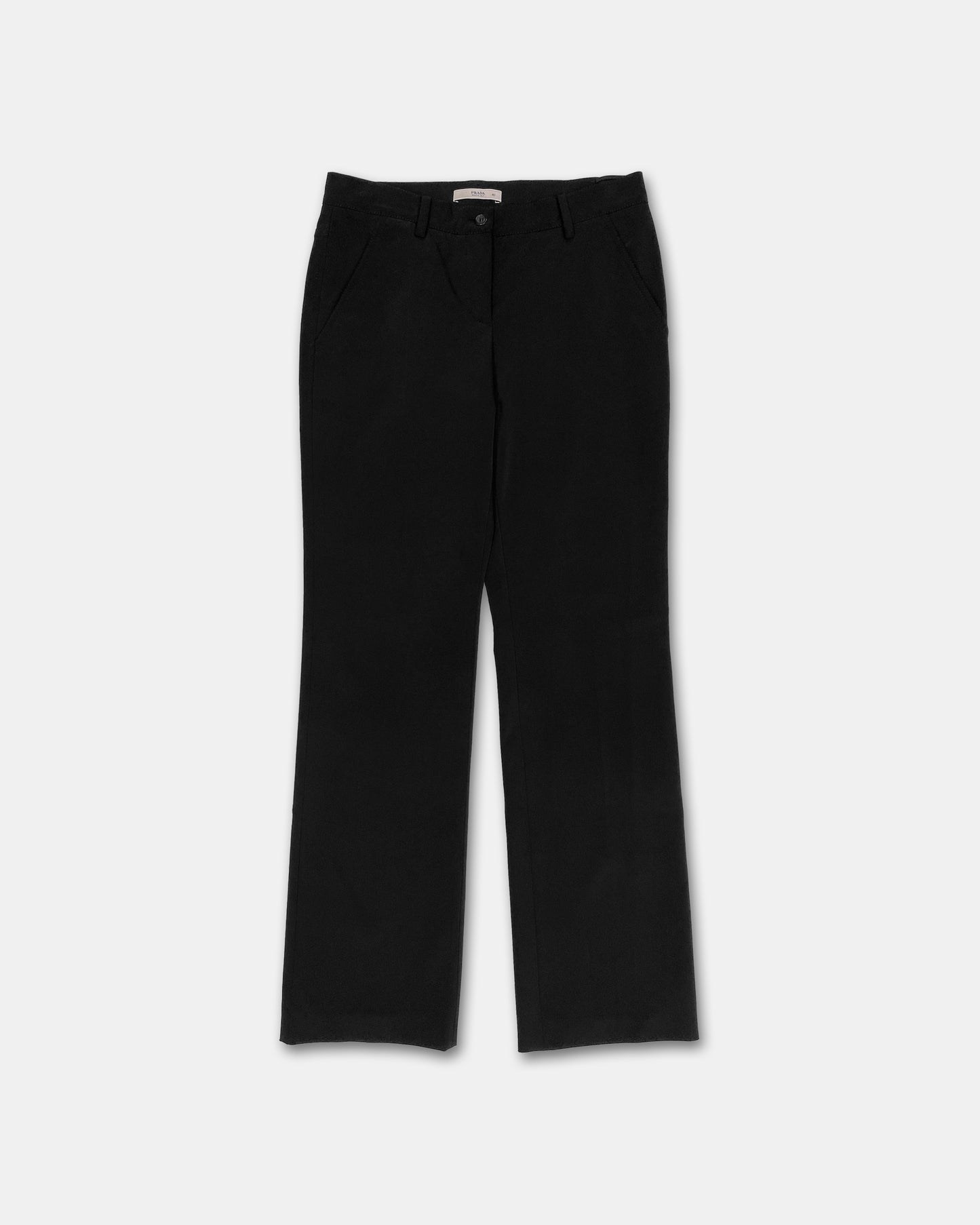 Prada 2000s Nylon Pants Black