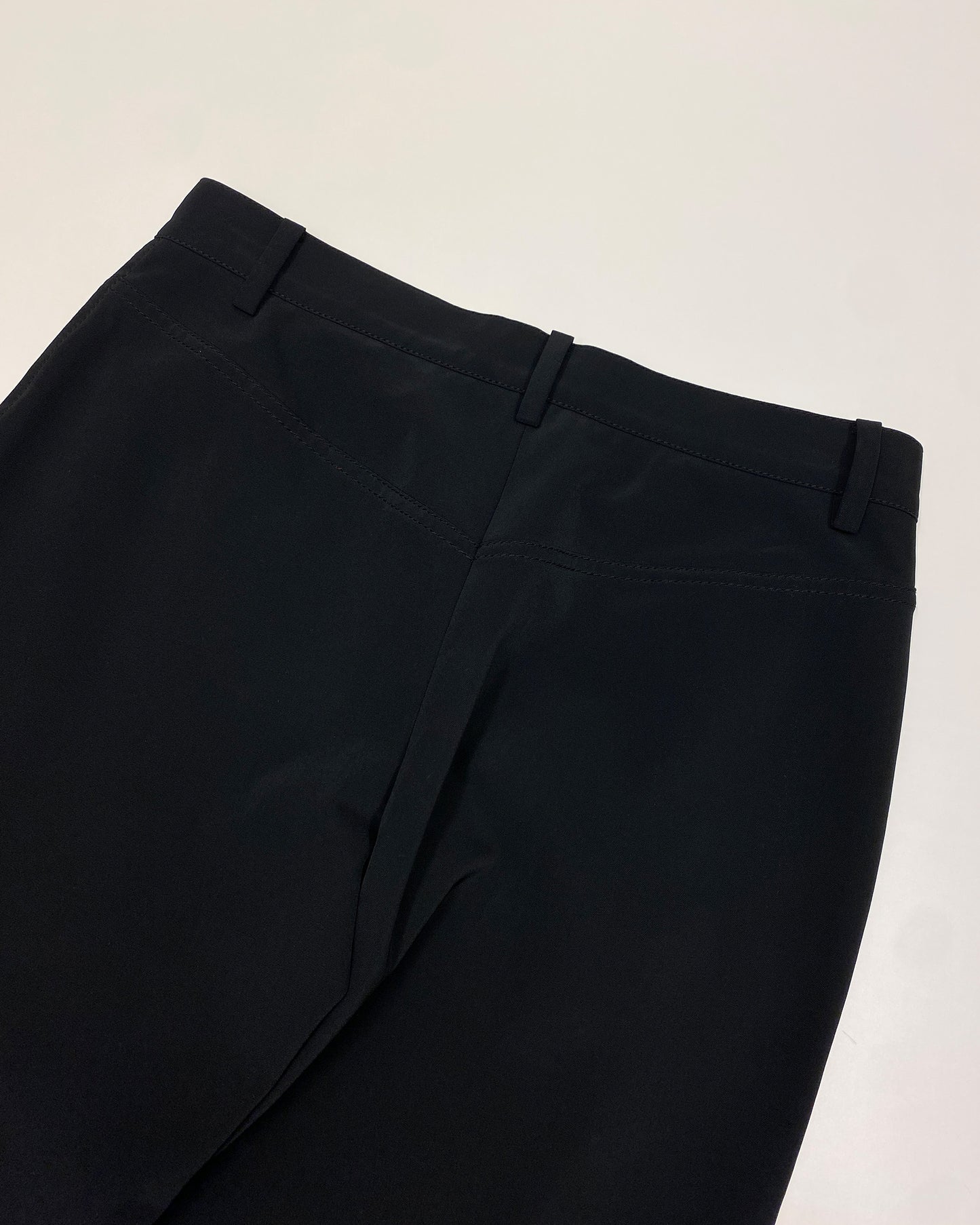 Prada 2000s Nylon Blazer and Pants Set Black