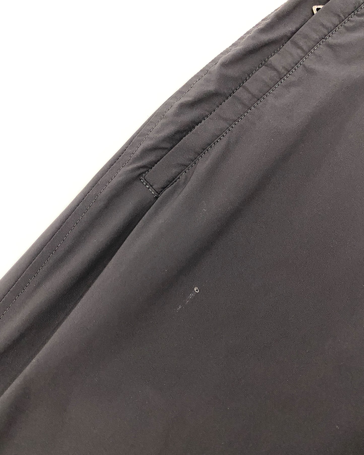 Prada 2000s Nylon Track Pants Black