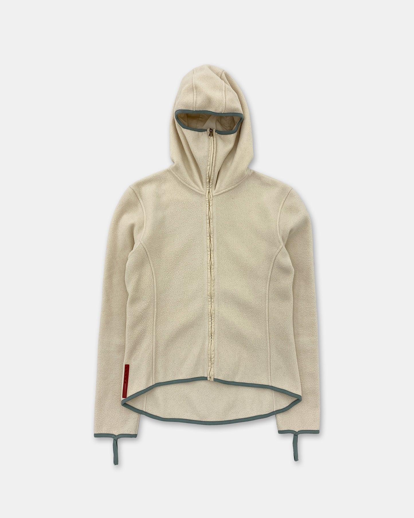 Prada AW1999 Ninja Fleece Jacket White