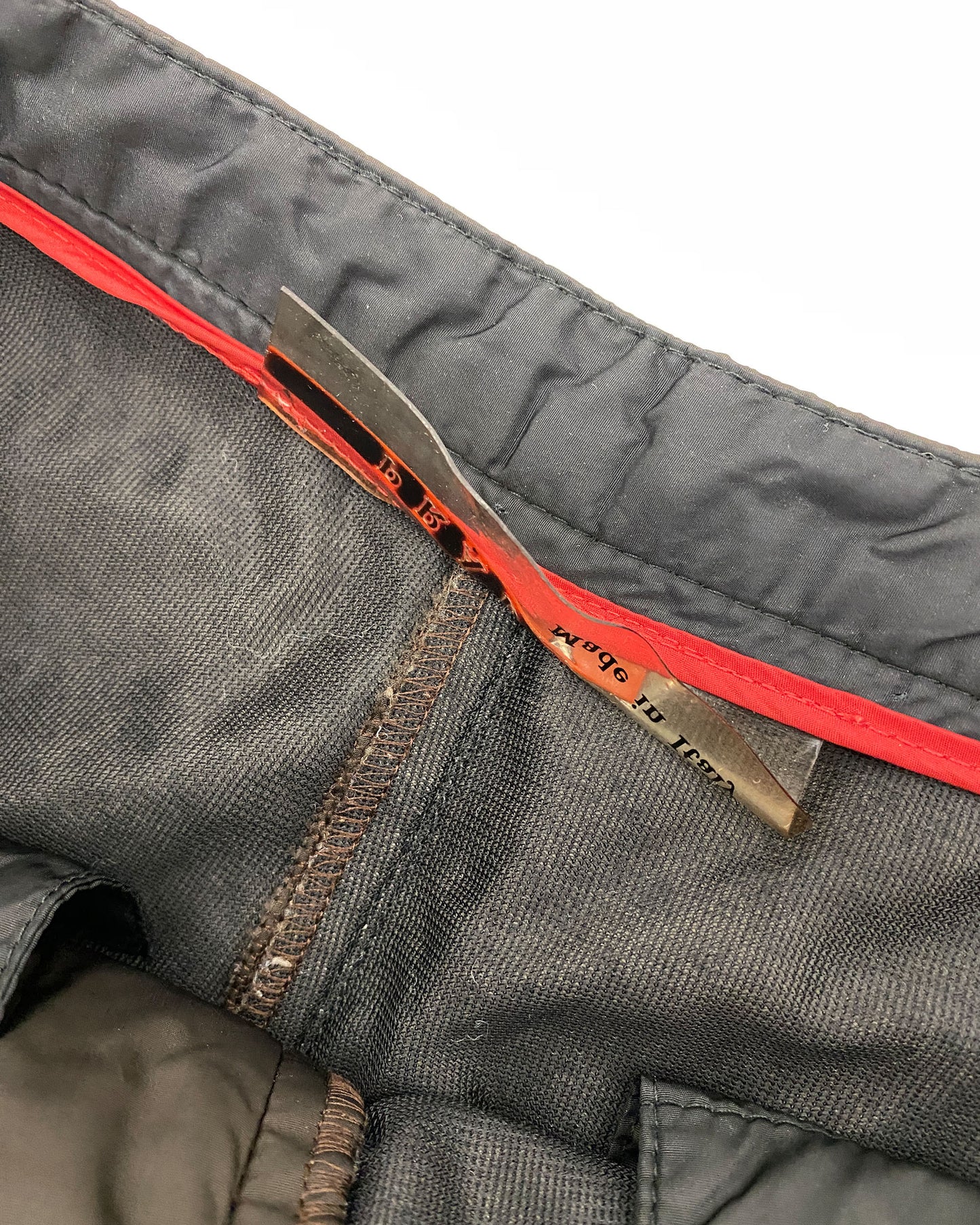 Prada 2000s Nylon Ski Track Pants Brown