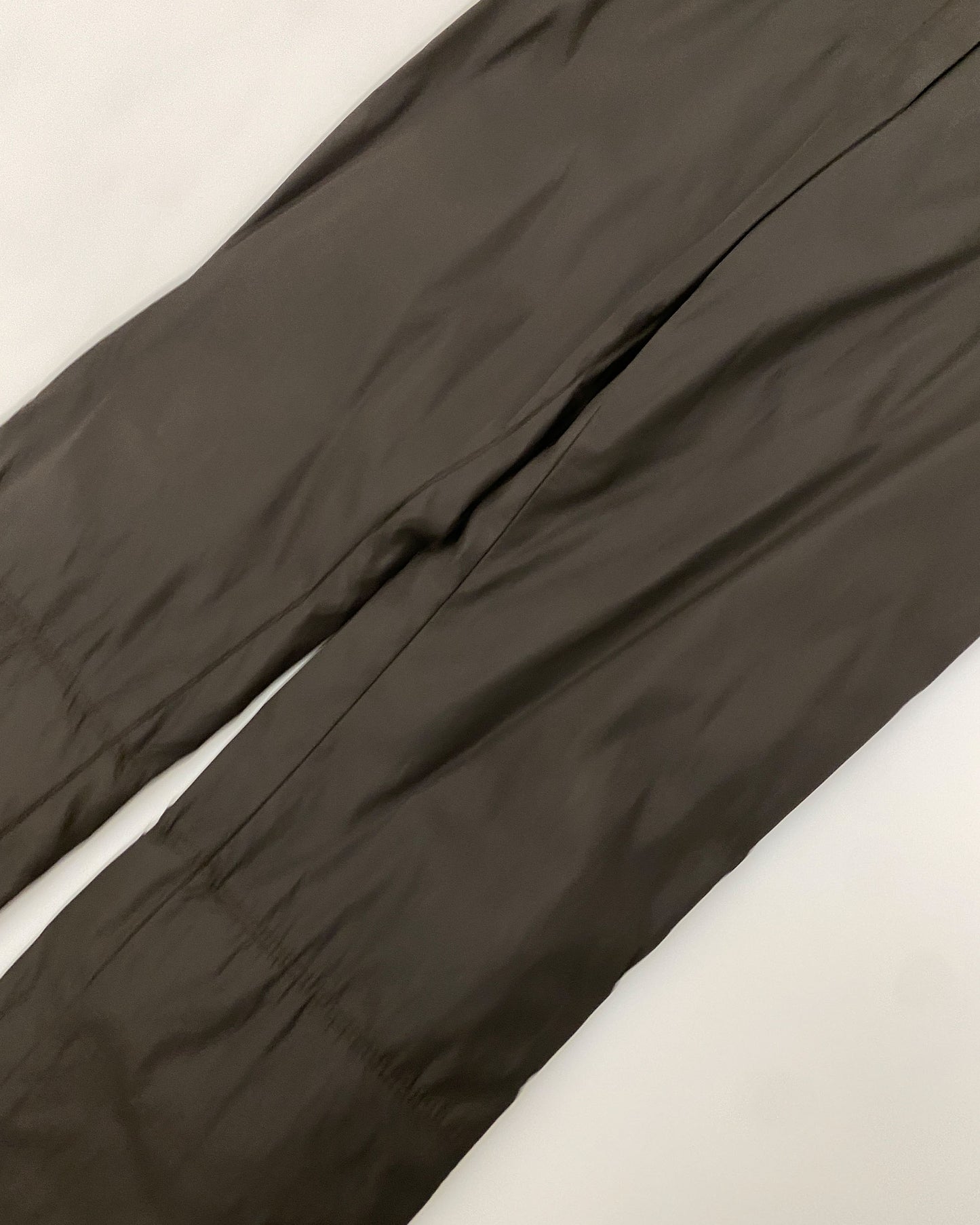 Prada 2000s Nylon Ski Track Pants Brown