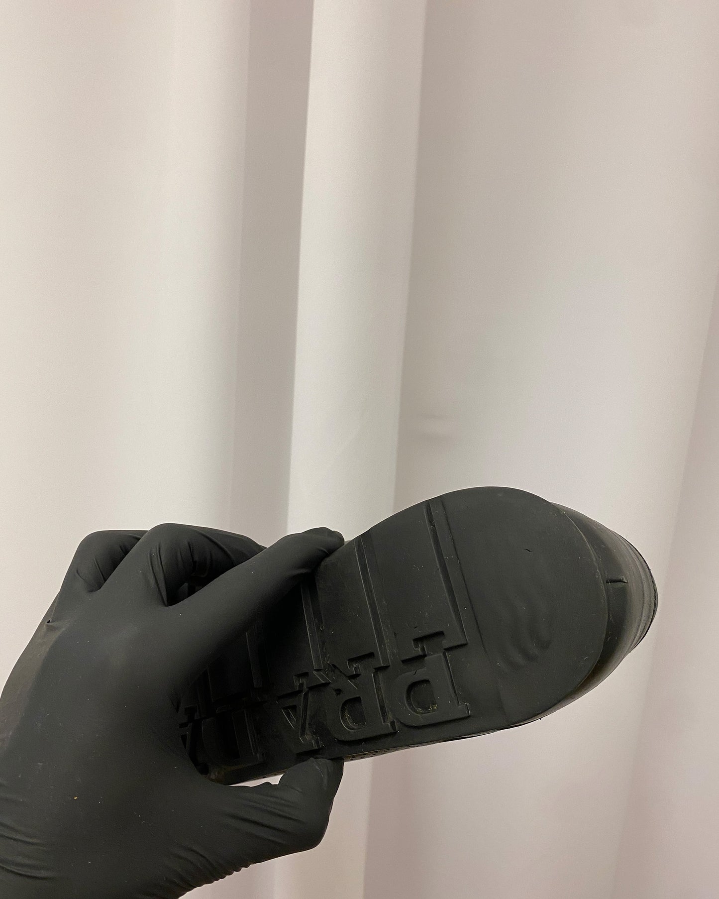 Prada 2000s Perforated Leather Sneaker Black