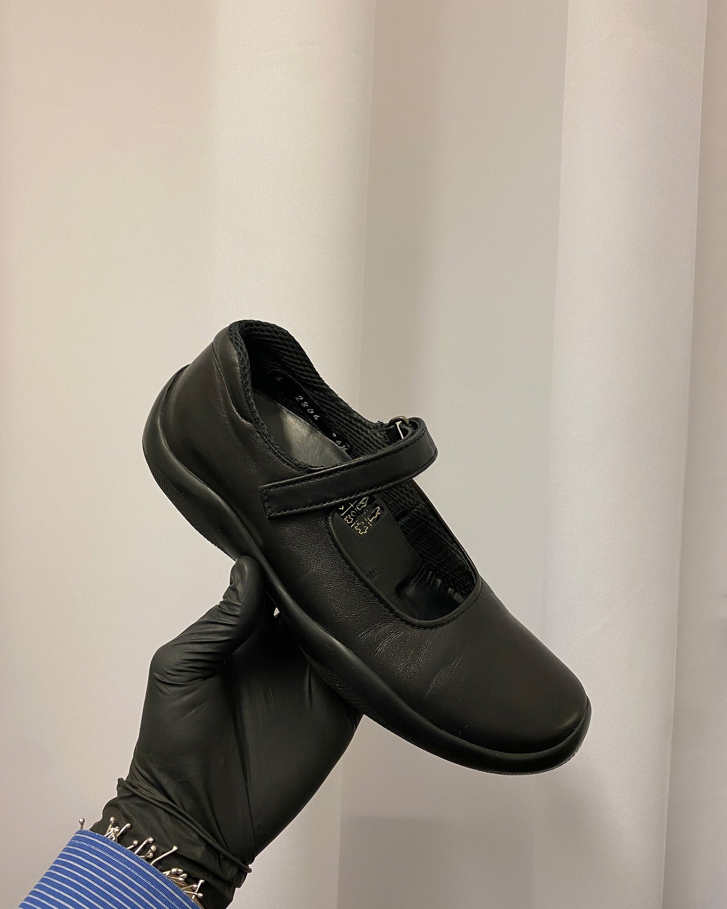Prada 2000s Leather Mary Jane Sneaker Black