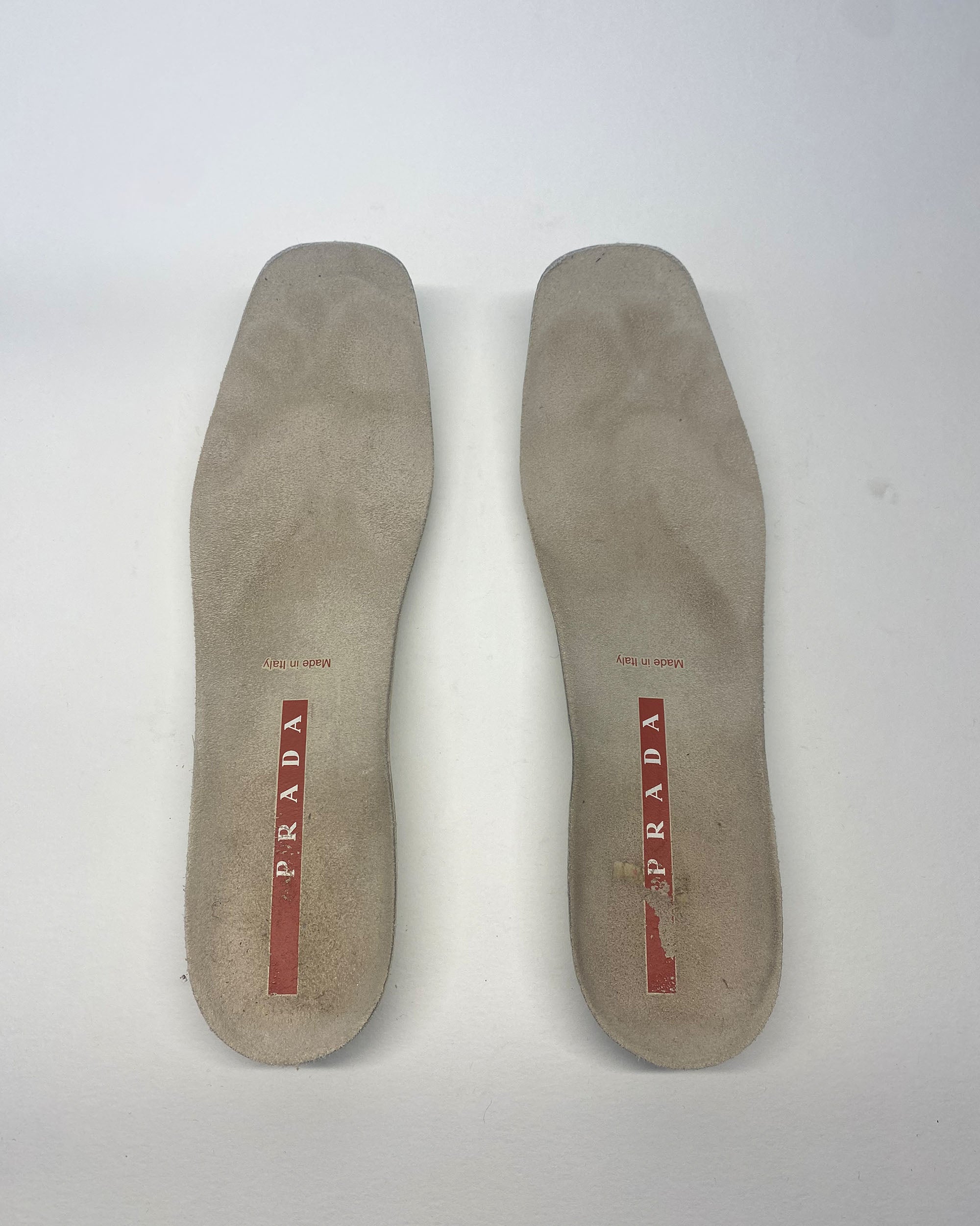 Prada 2000s E2003 Low Top Sneaker Silver Red – Knud Peters