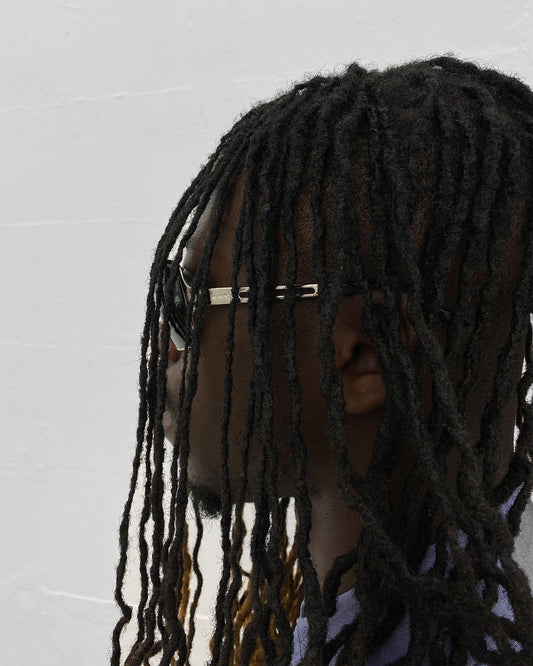 Prada 2010s SPR54H 6912 1BC-1A1 120 Sunglasses Silver