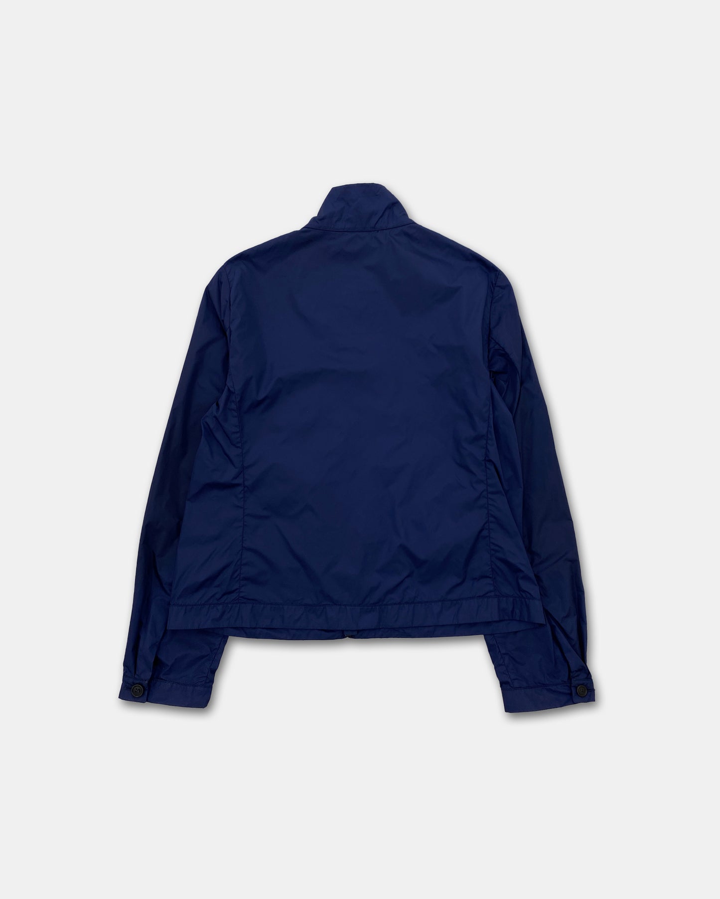 Prada SS2010 Nylon Light Harrington Jacket Navy