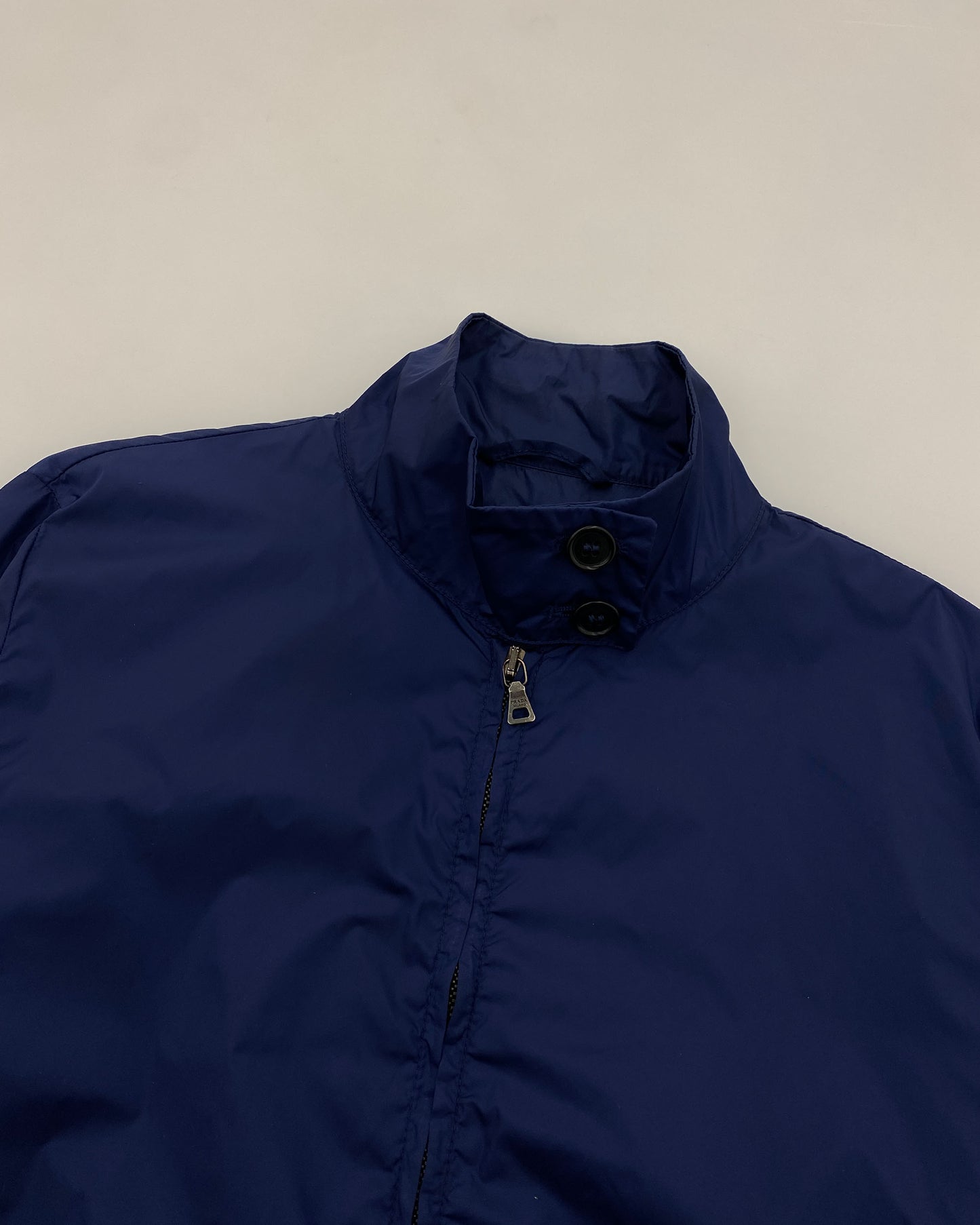 Prada SS2010 Nylon Light Harrington Jacket Navy