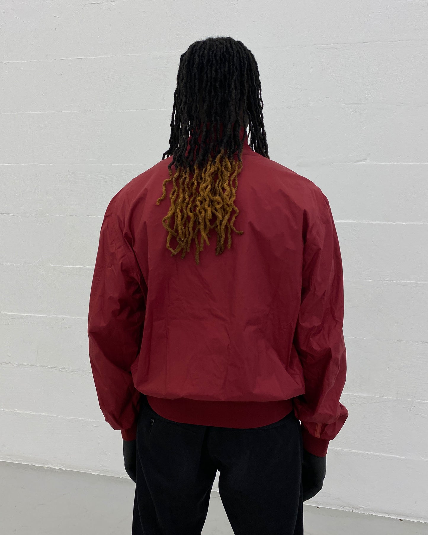 Prada 2000s Nylon Jacket Darkred