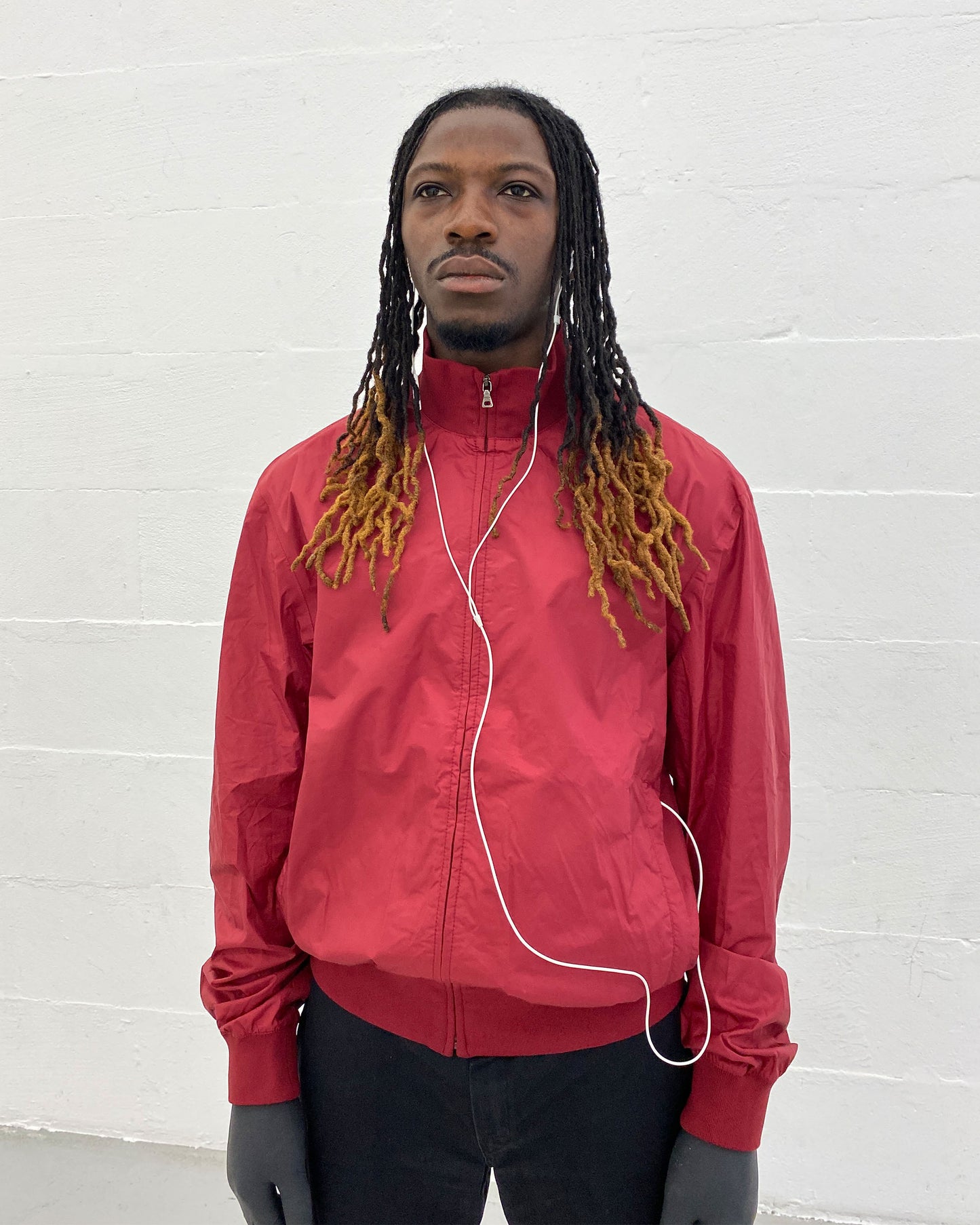 Prada 2000s Nylon Jacket Darkred