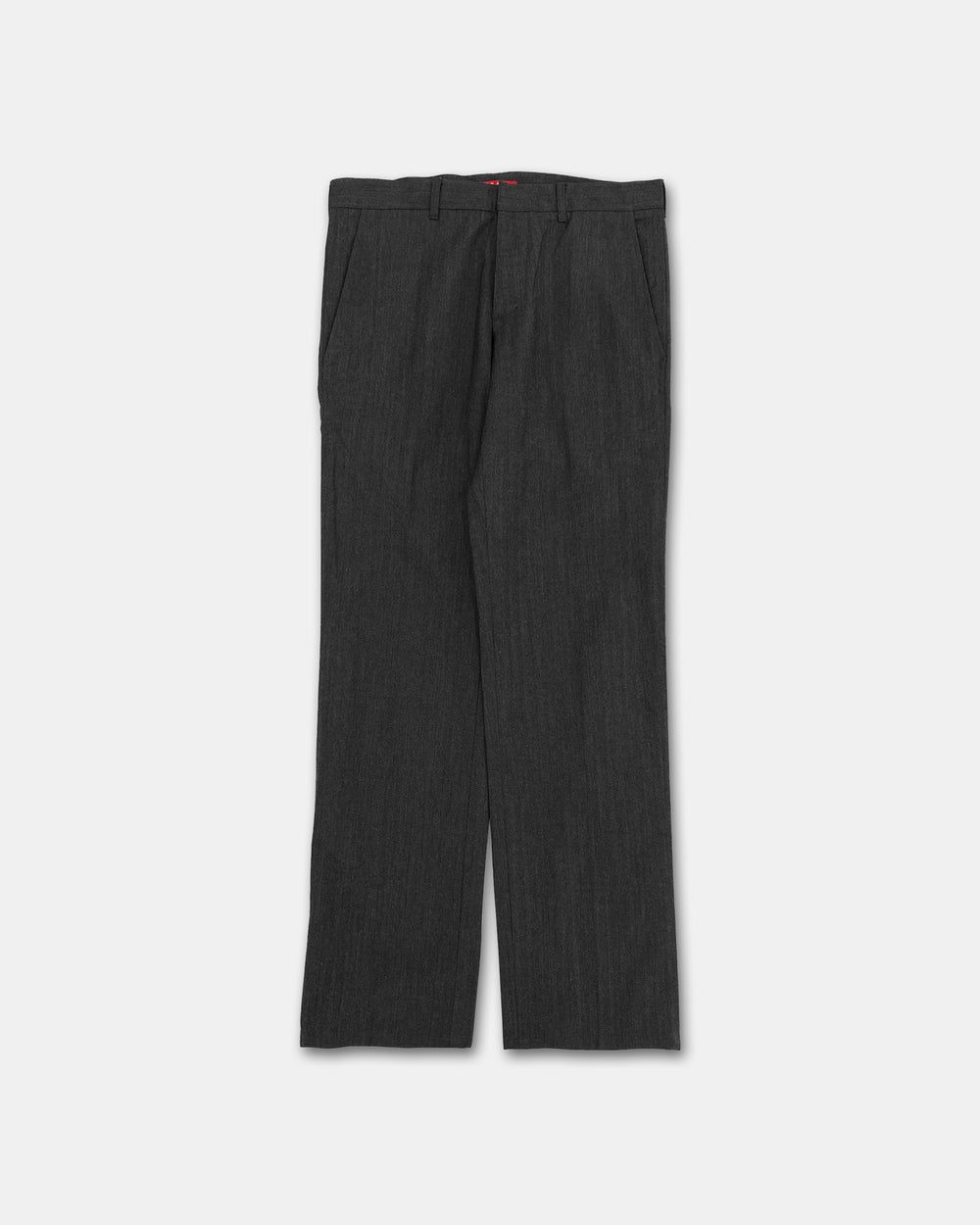 Prada AW2007 Herringbone Wool Cotton Pants Grey