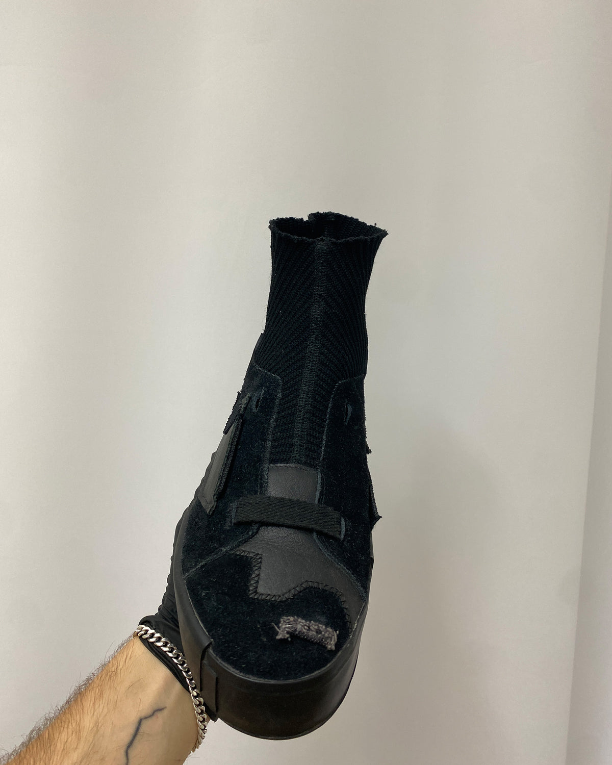 Han Kjøbenhavn x Puma SS2018 Patchwork Court Platform Sneaker Black