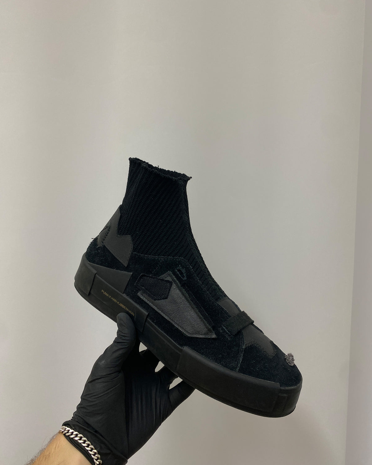 Han Kjøbenhavn x Puma SS2018 Patchwork Court Platform Sneaker Black