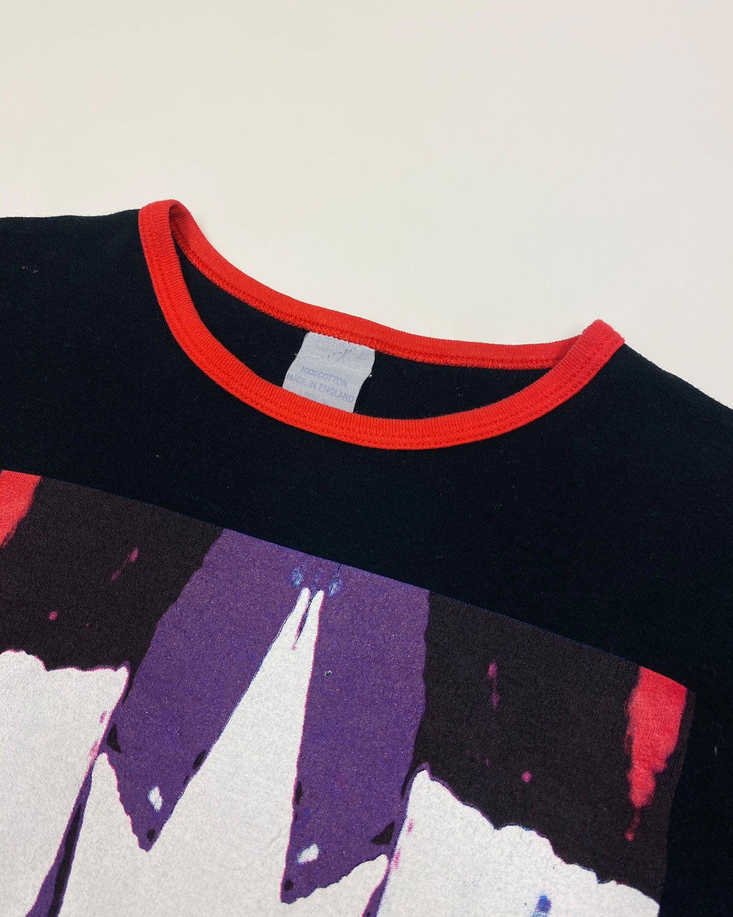Vintage 1994 Radiohead Band Ringer T-Shirt Black