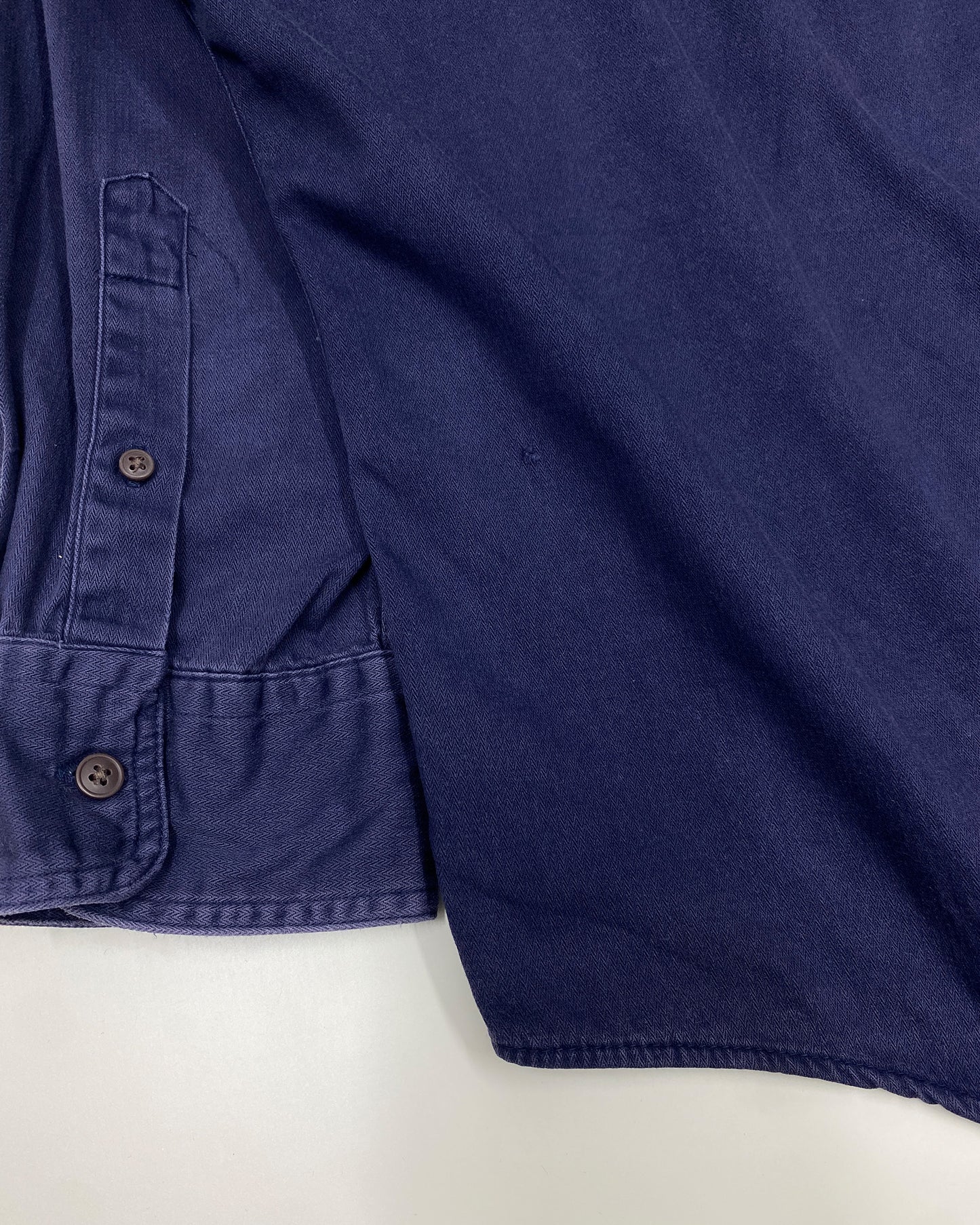 Chaps Ralph Lauren 1980s Made in Korea Button Down Shirt Navy