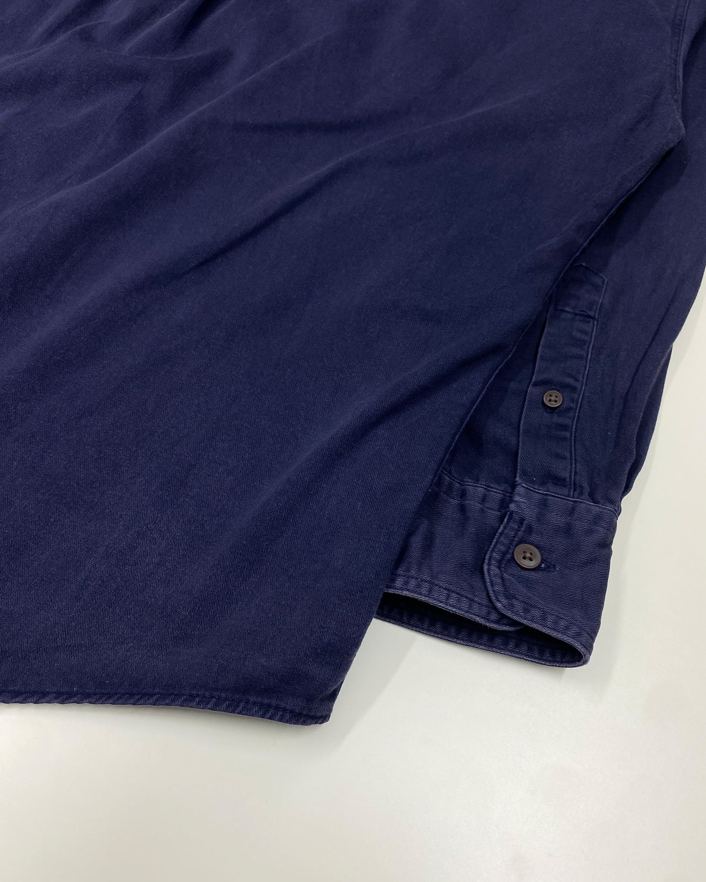 Chaps Ralph Lauren 1980s Made in Korea Button Down Shirt Navy