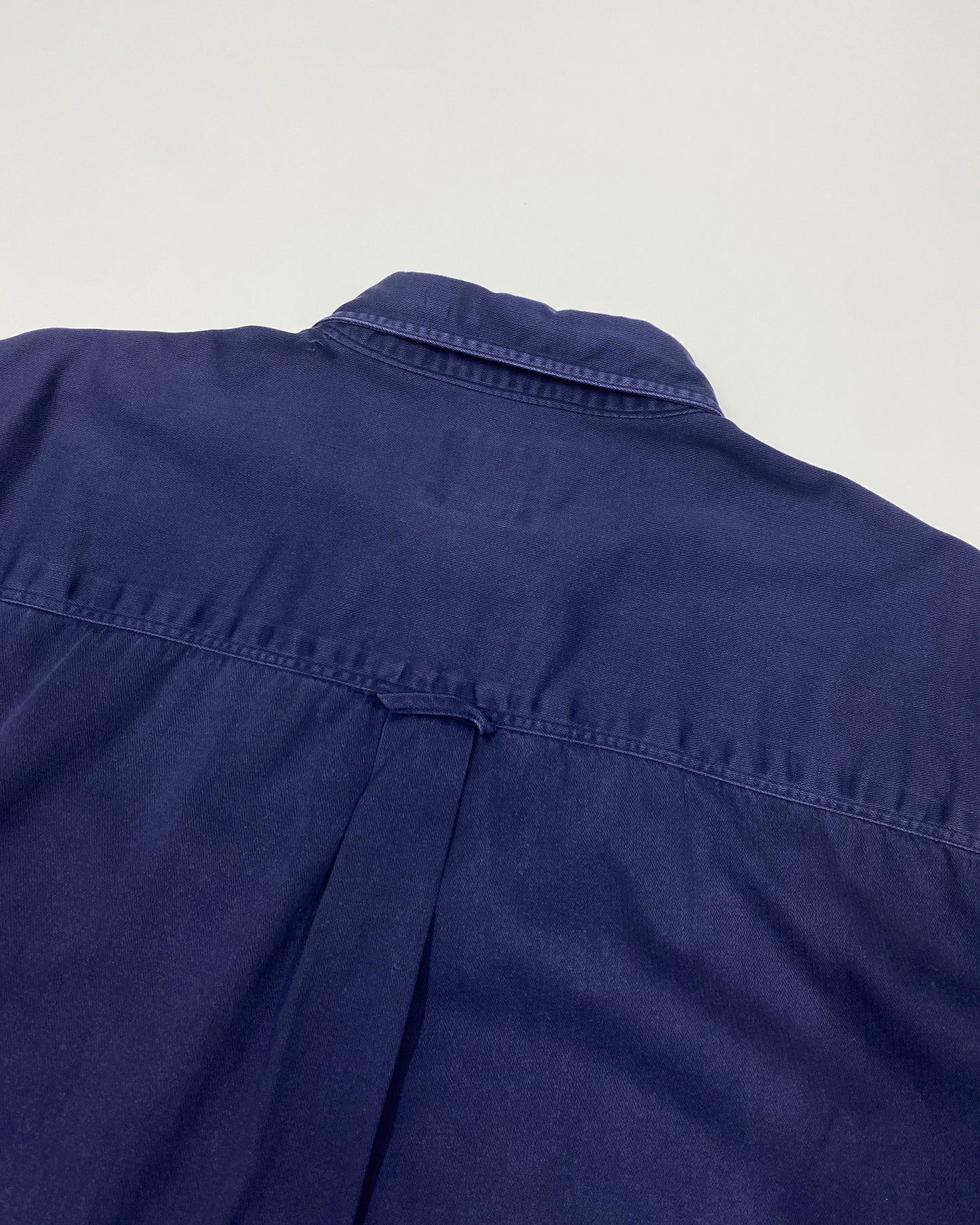 Chaps Ralph Lauren 1980s Made in Korea Button Down Shirt Navy