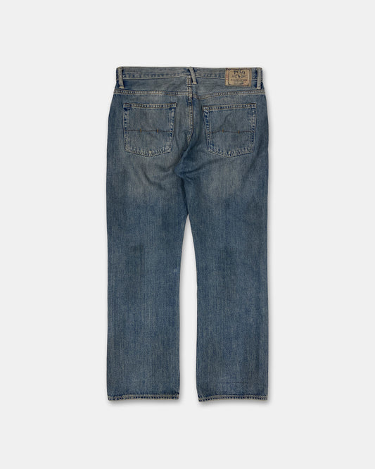 Polo Ralph Lauren 2000s Loose Leg Denim Dirty Blue