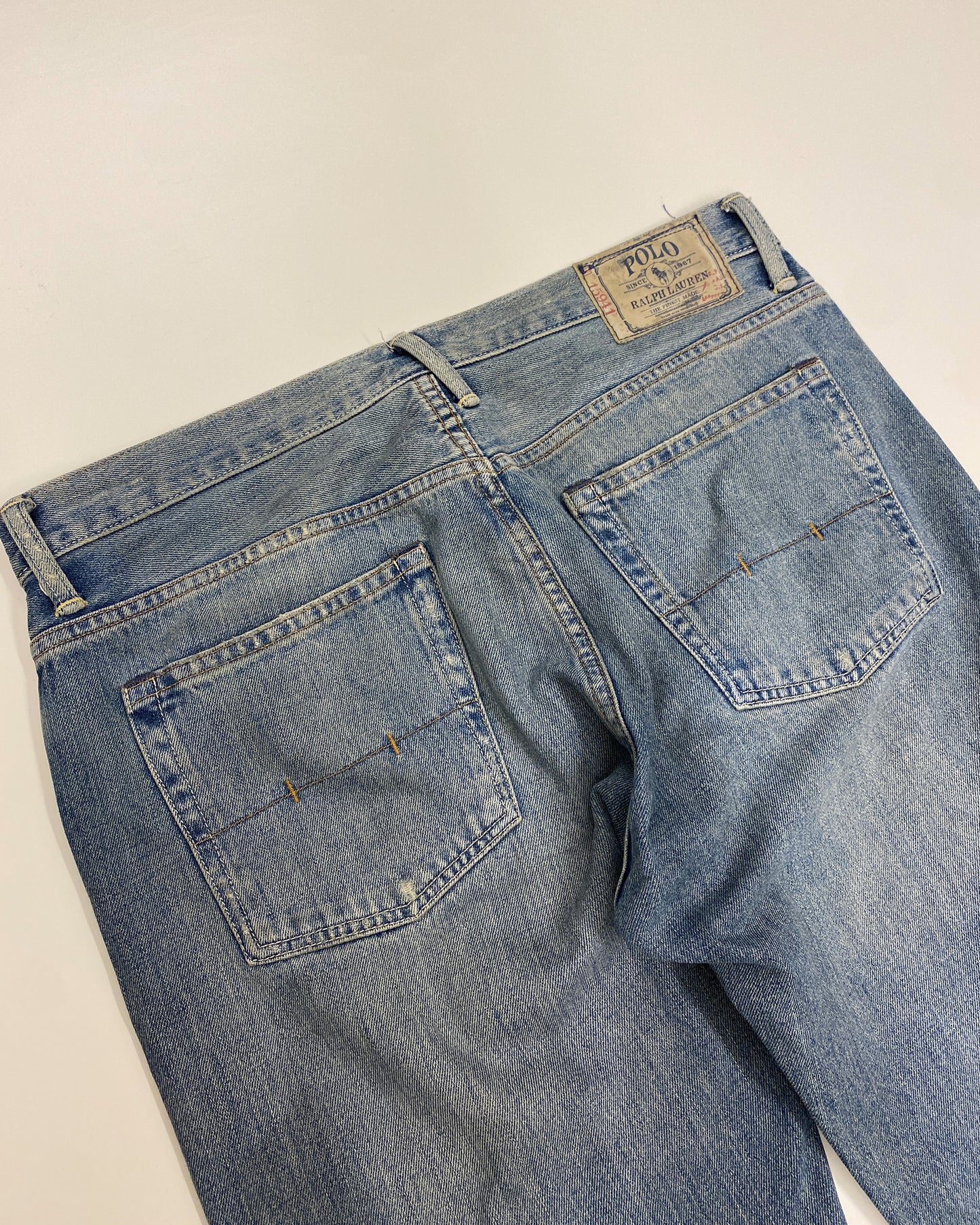 Polo Ralph Lauren 2000s Loose Leg Denim Dirty Blue