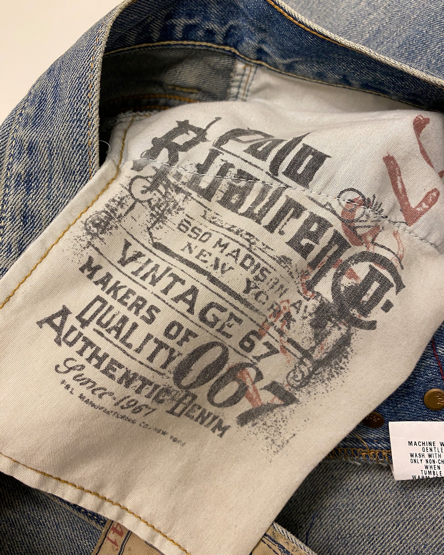 Polo Ralph Lauren 2000s Loose Leg Denim Dirty Blue