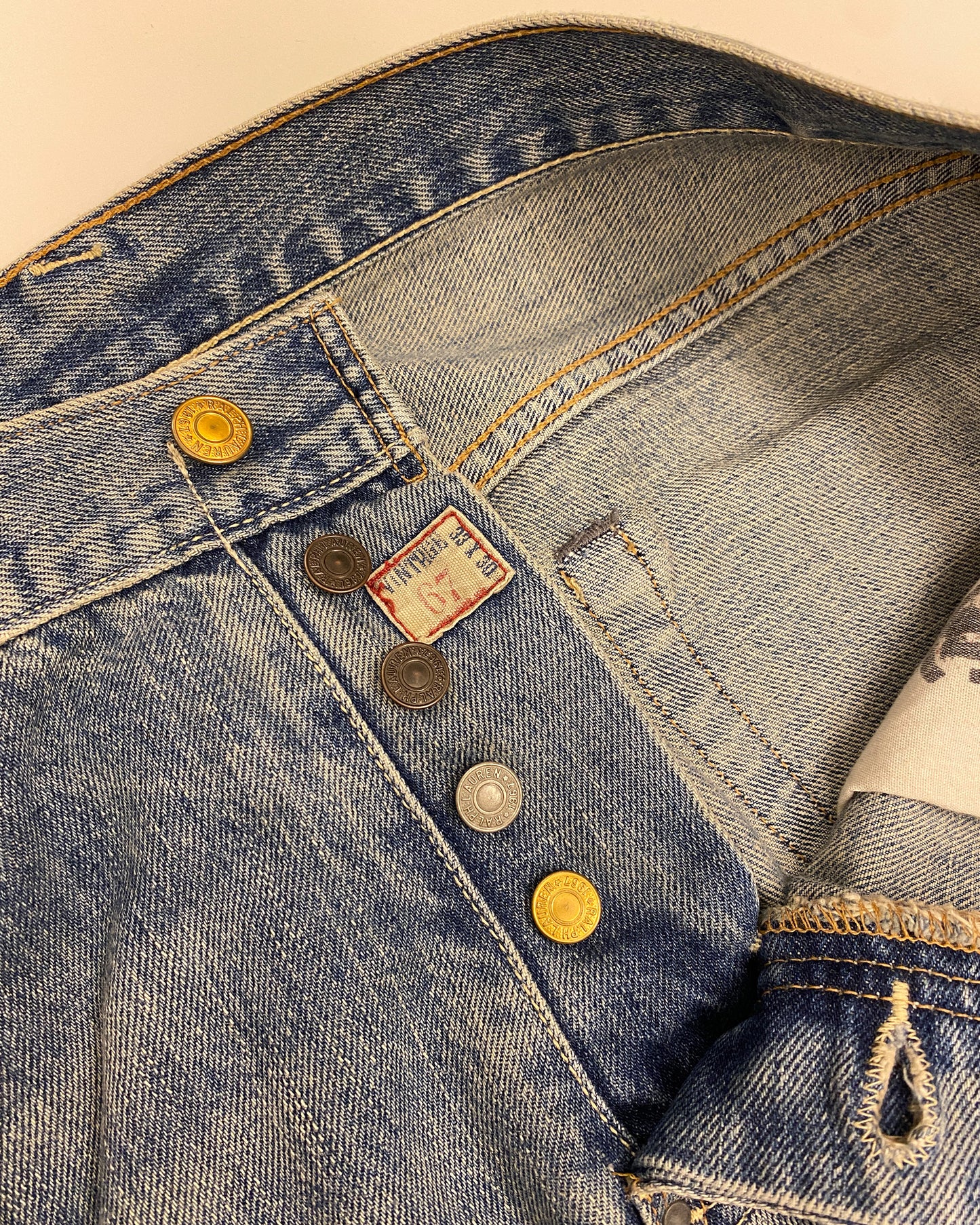 Polo Ralph Lauren 2000s Loose Leg Denim Dirty Blue