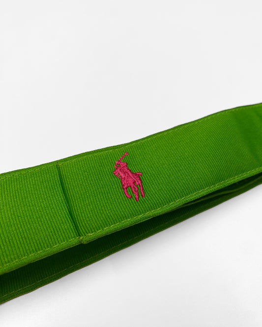 Polo by Ralph Lauren 2000s Nylon Belt Neon Green
