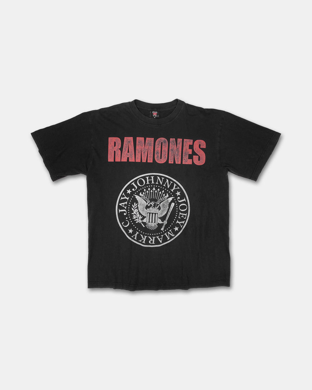 Vintage 1990s Ramones Band T-Shirt Black