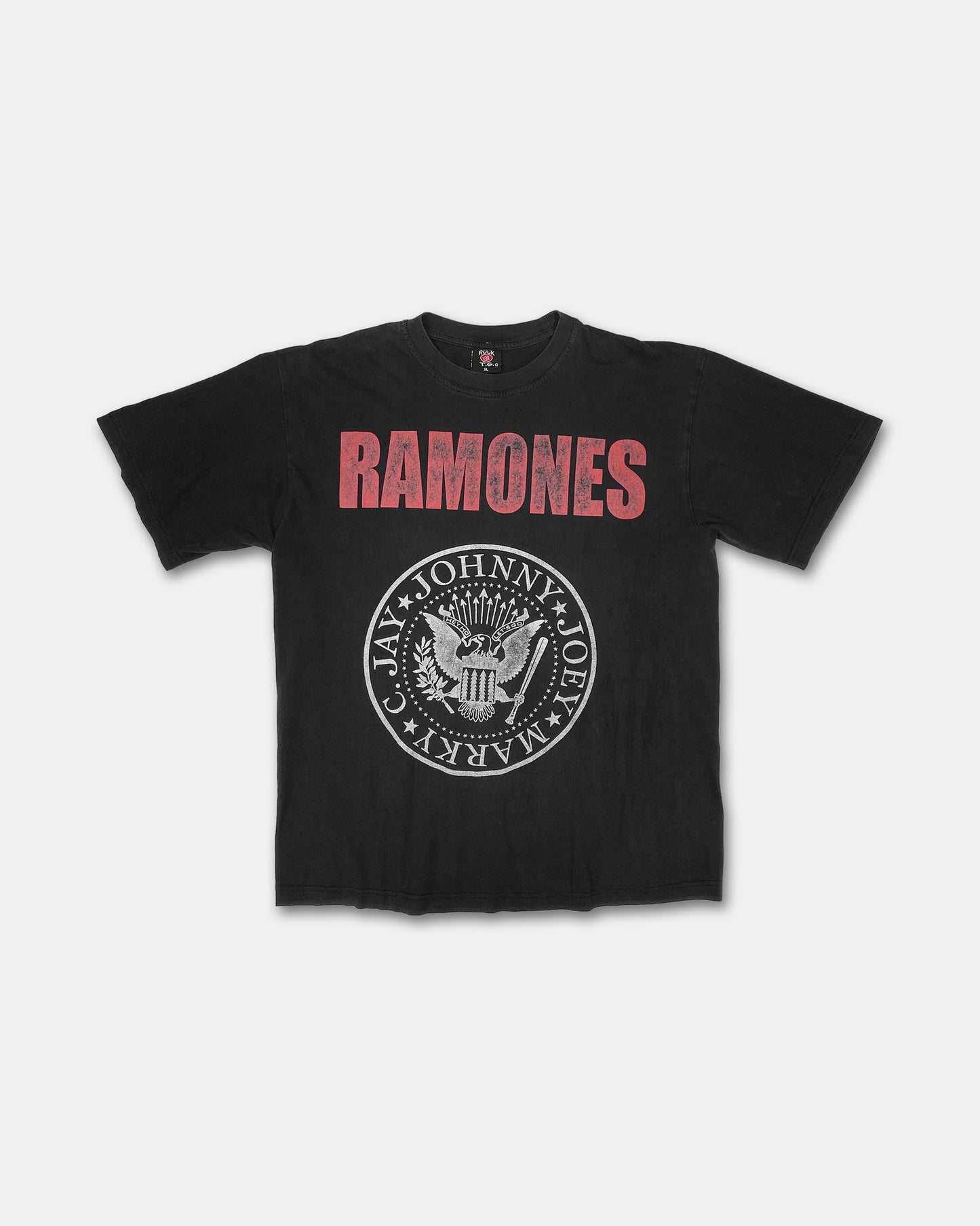 Vintage 1990s Ramones Band T-Shirt Black