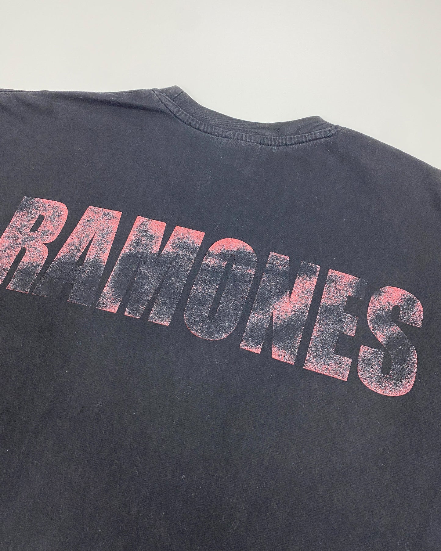 Vintage 1990s Ramones Band T-Shirt Black