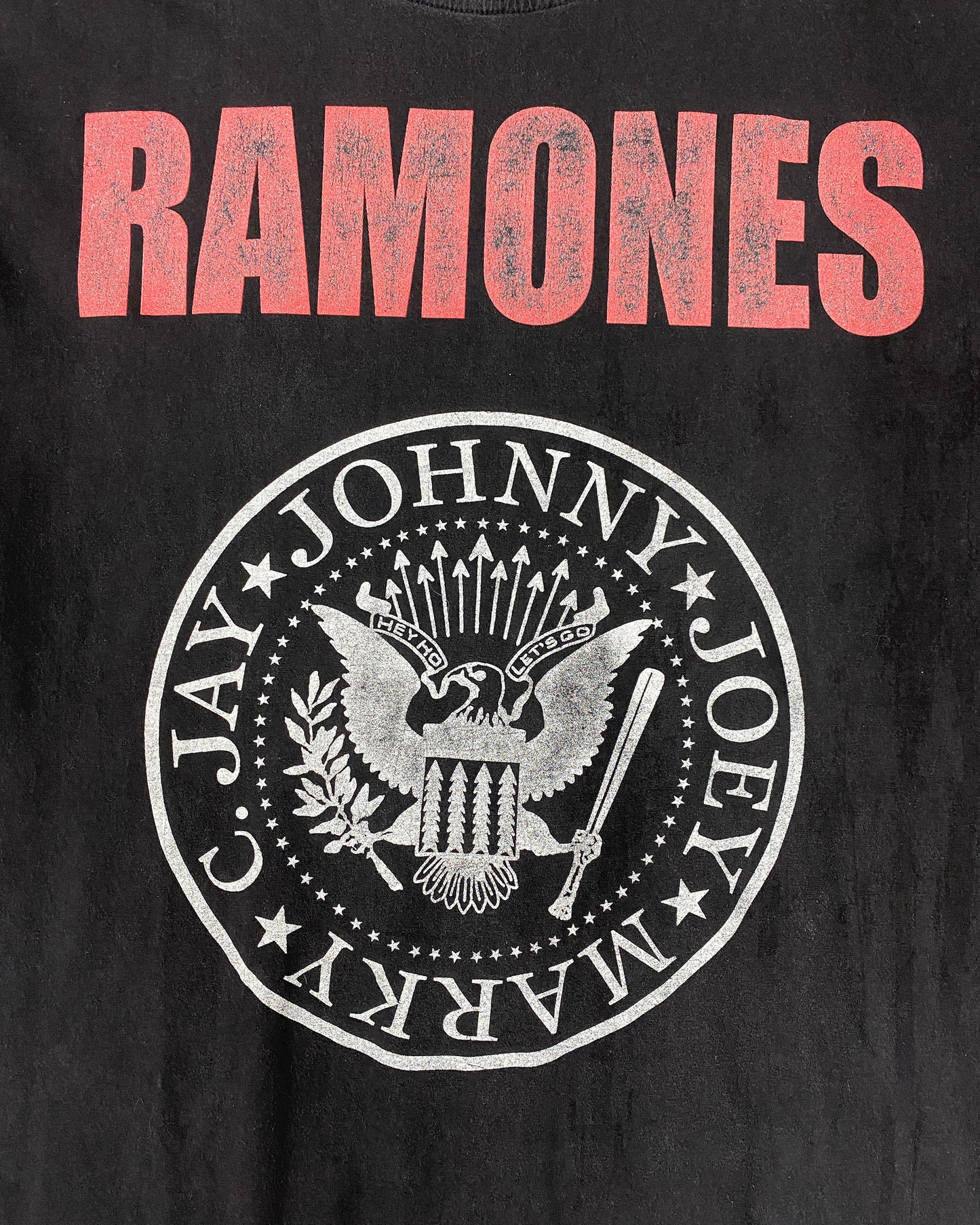 Vintage 1990s Ramones Band T-Shirt Black