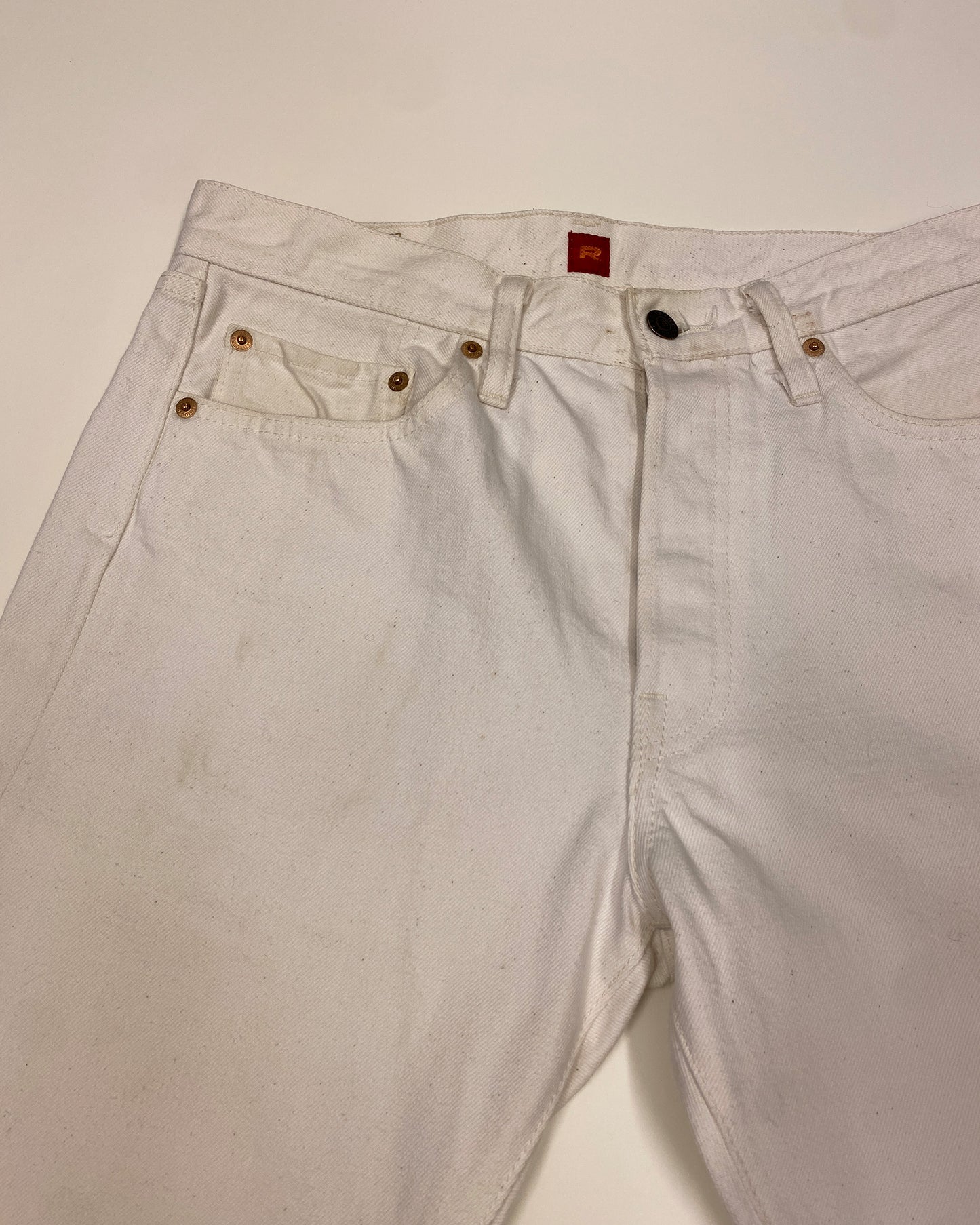 Resolute 2020 AA 710 10th Anniversary Limited Edition Selvedge Denim White