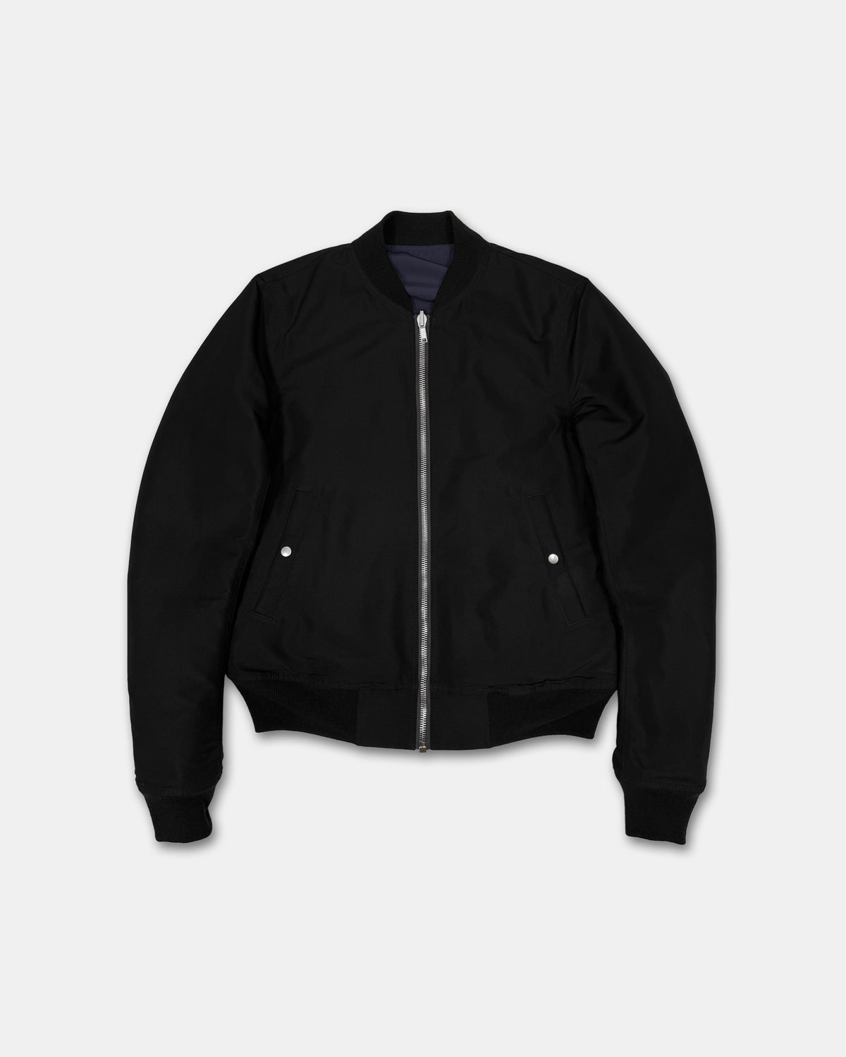 Rick Owens SS2021 Reversible Bomber Jacket Black Plum