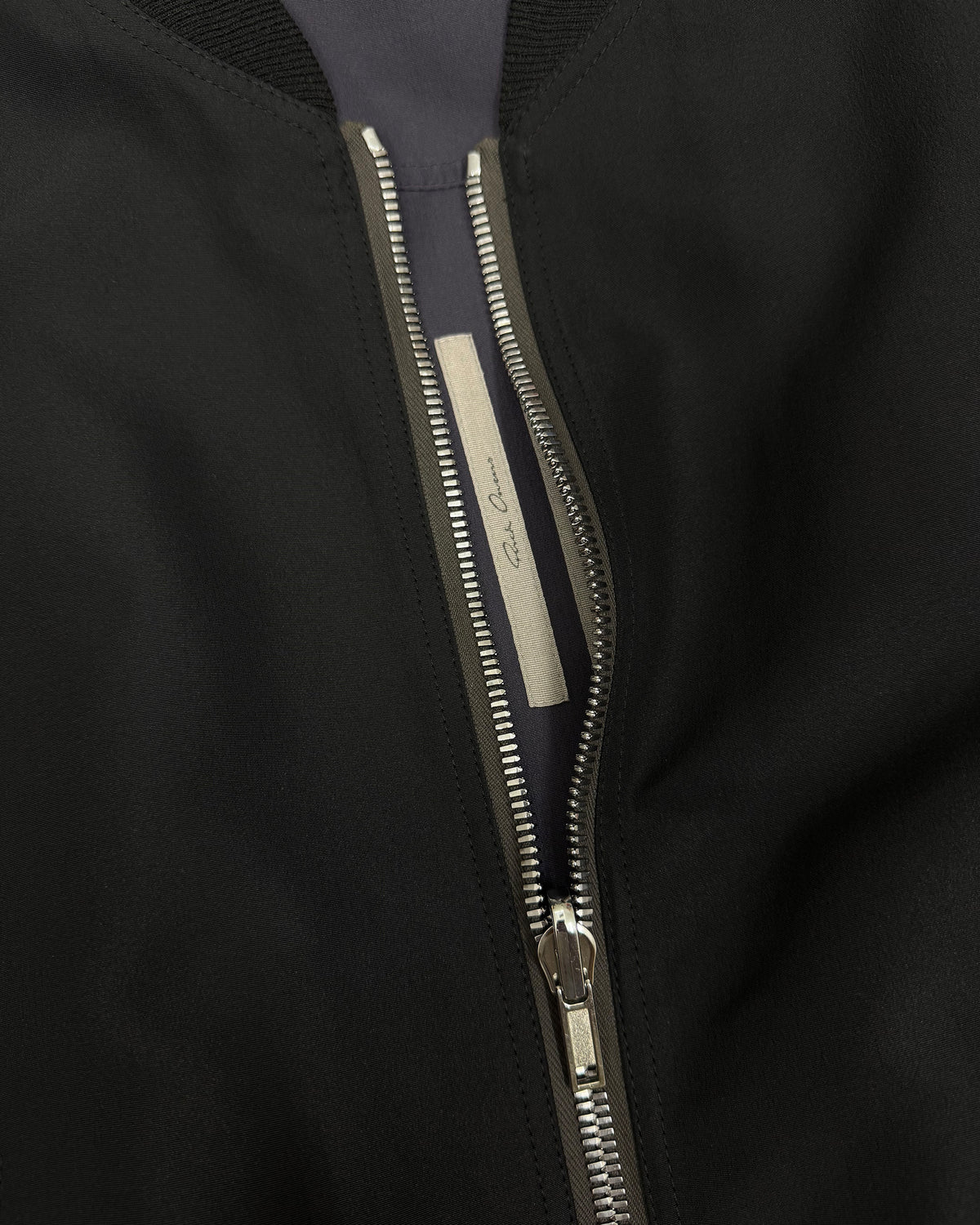Rick Owens SS2021 Reversible Bomber Jacket Black Plum