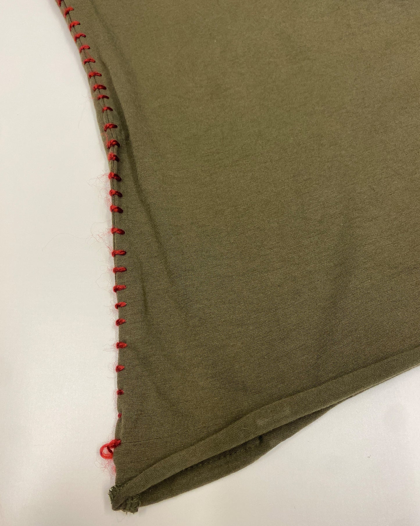 Sabotage 1990s One Shoulder Top Khaki Green