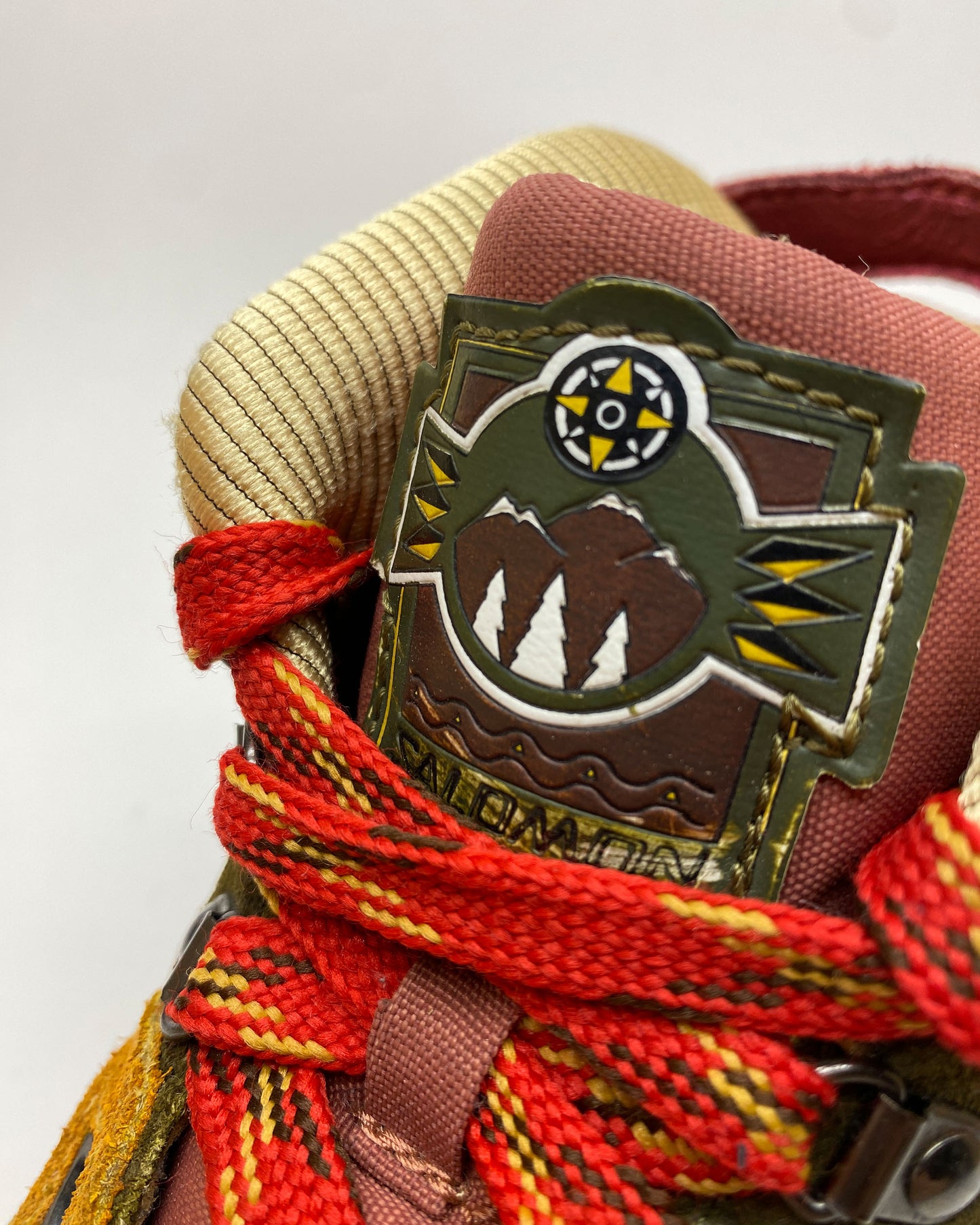 Salomon 1990s Made in Korea Hiking Boots Multicolor Brown