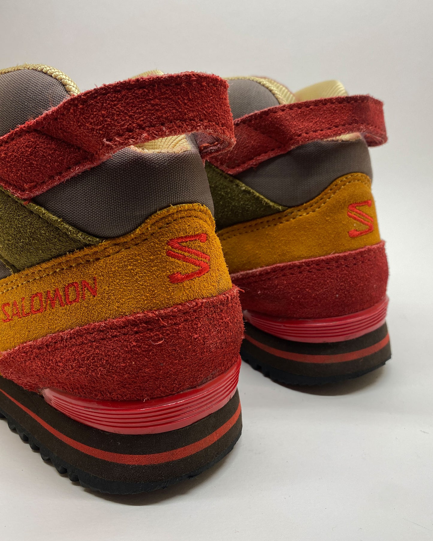 Salomon 1990s Made in Korea Hiking Boots Multicolor Brown