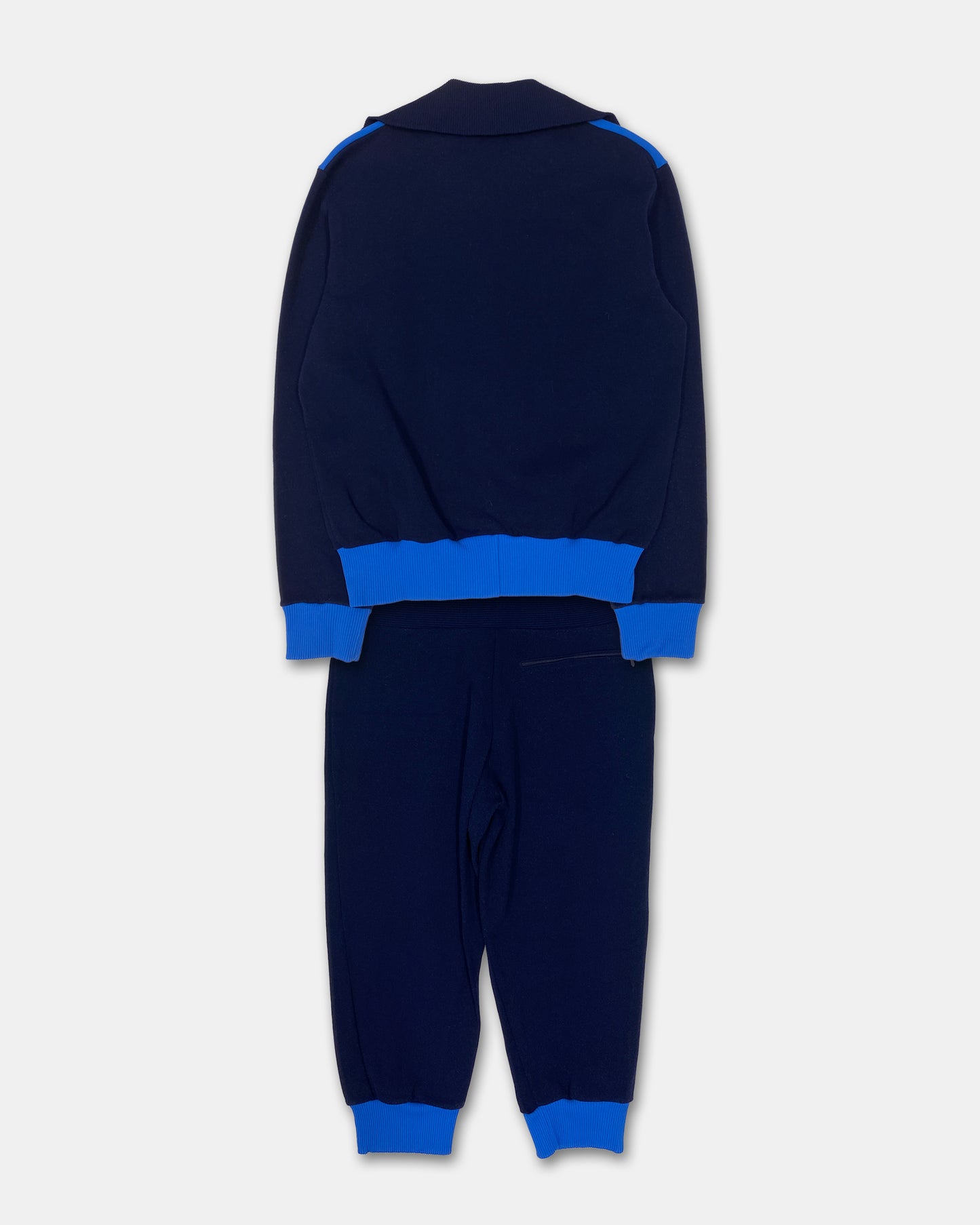 Vintage 1970s Snowsuit Ski Pants Blue Navy