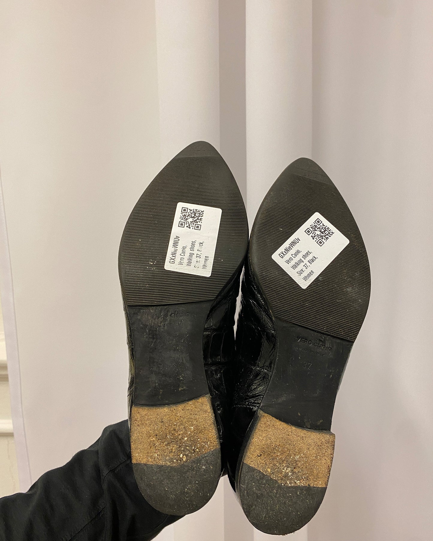 Sonia Rykiel 2000s Patent Leather Zip Shoes Black