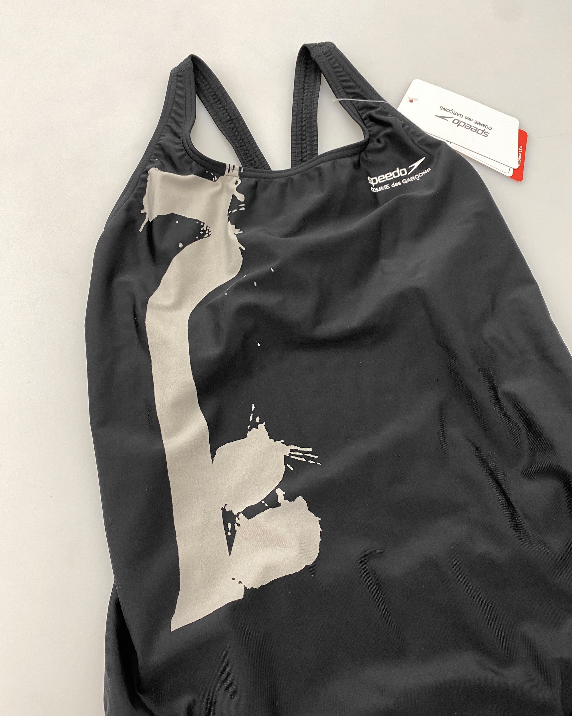 Comme des Garçons x Speedo Kokoro SS2008 Bathing Suit Black Grey Comme des Garçons x Speedo Kokoro SS2008 Bathing Suit Black Grey
