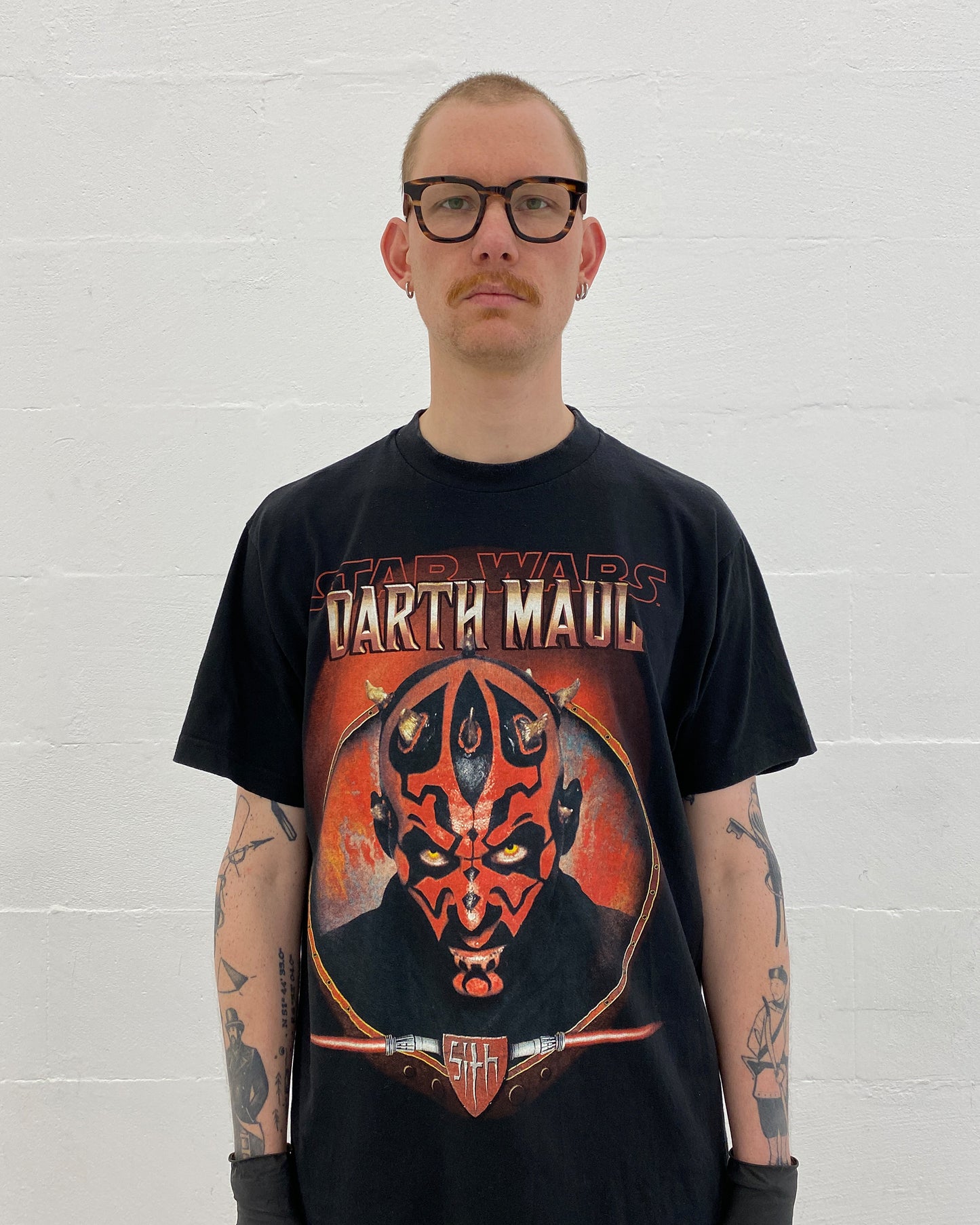 Vintage 2000s Star Wars Darth Maul T-Shirt Black