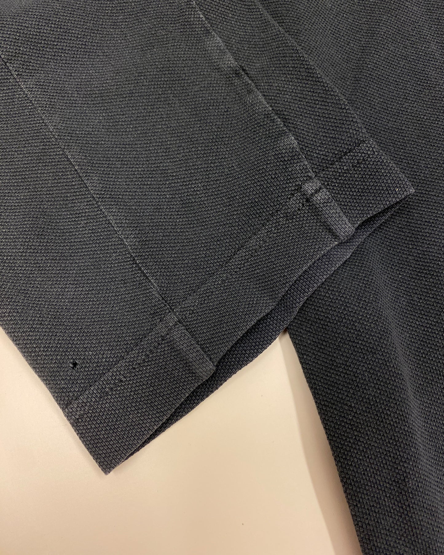 Stone Island SS1998 Chest Pocket Longsleeve Polo Shirt Navy