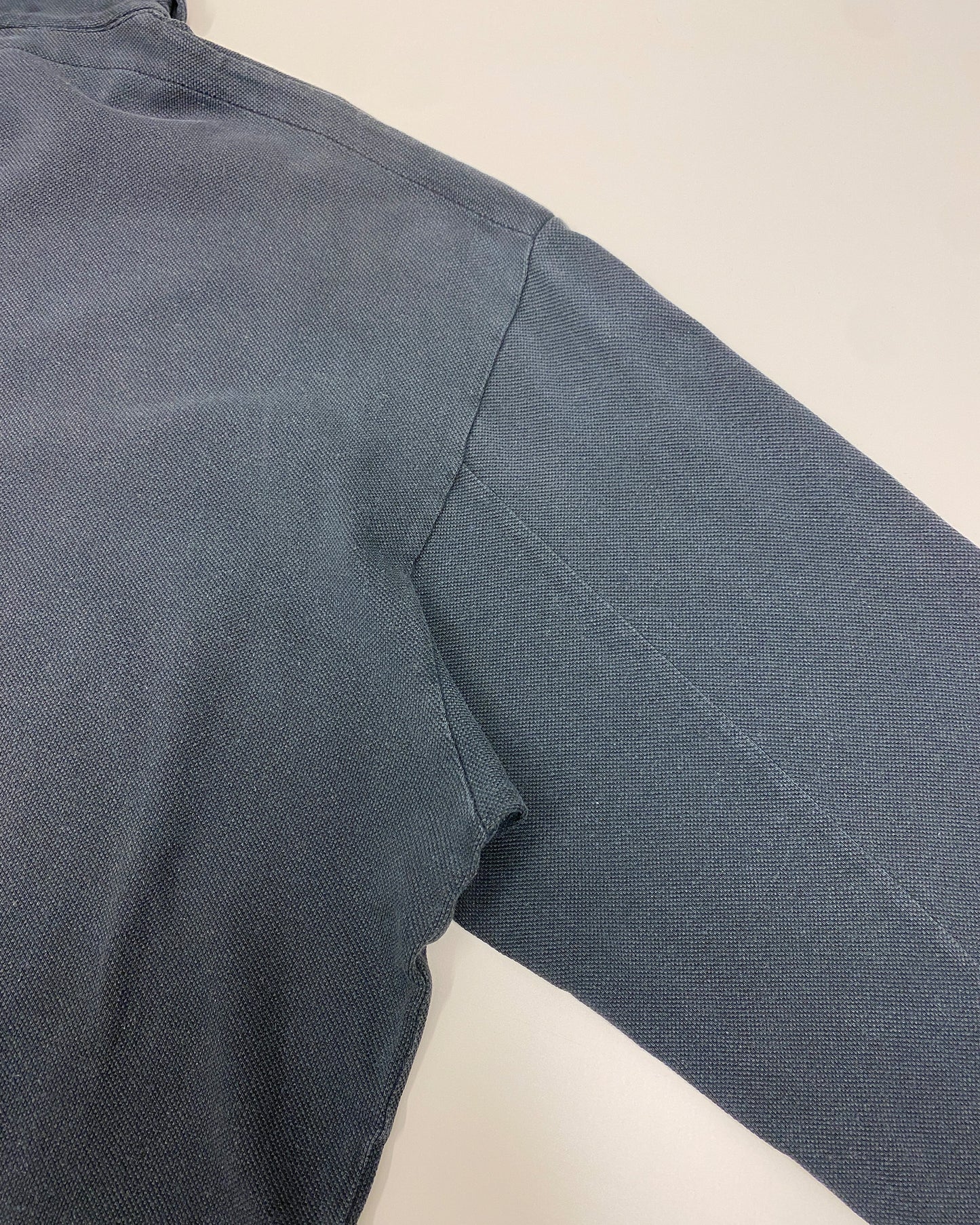 Stone Island SS1998 Chest Pocket Longsleeve Polo Shirt Navy