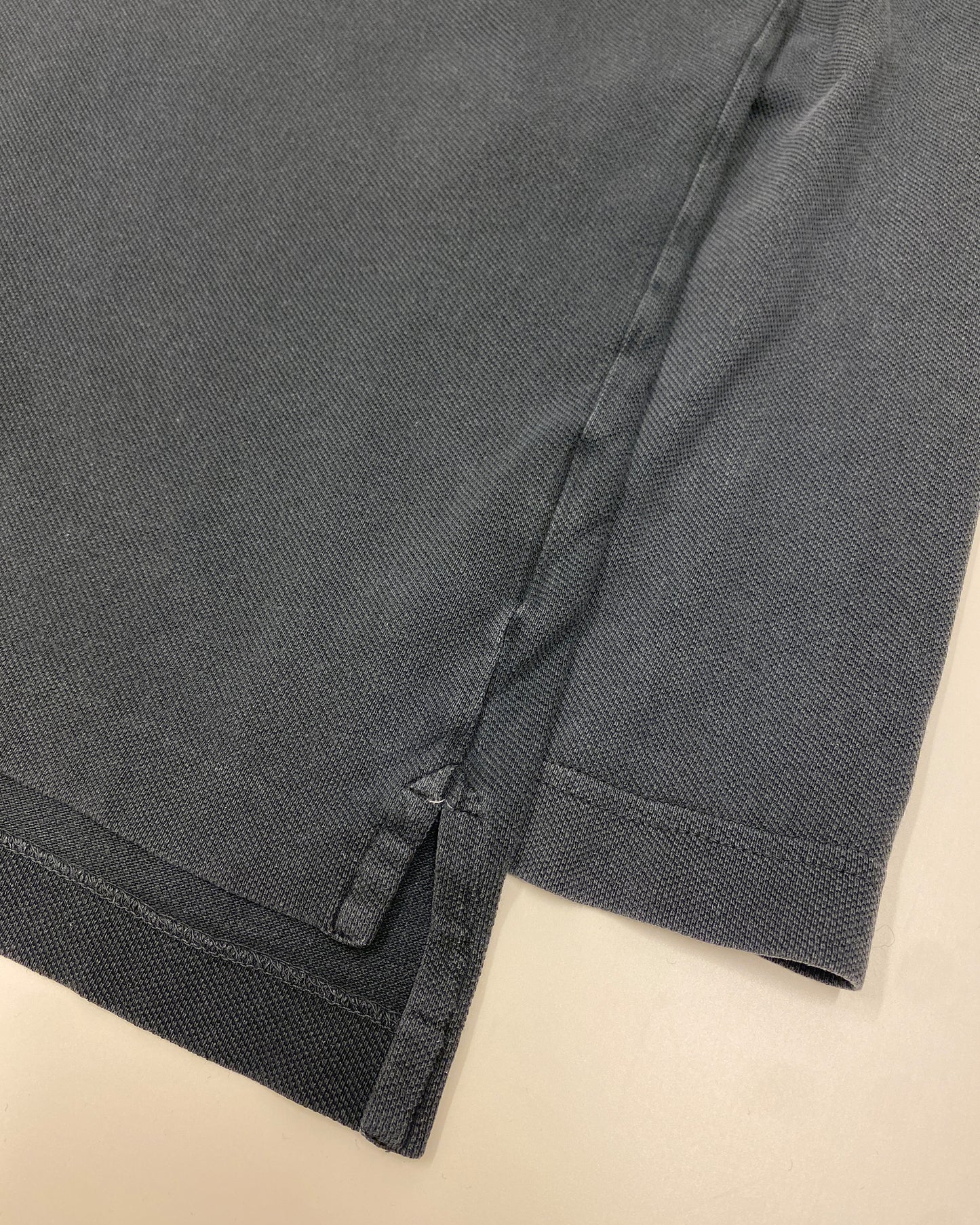 Stone Island SS1998 Chest Pocket Longsleeve Polo Shirt Navy