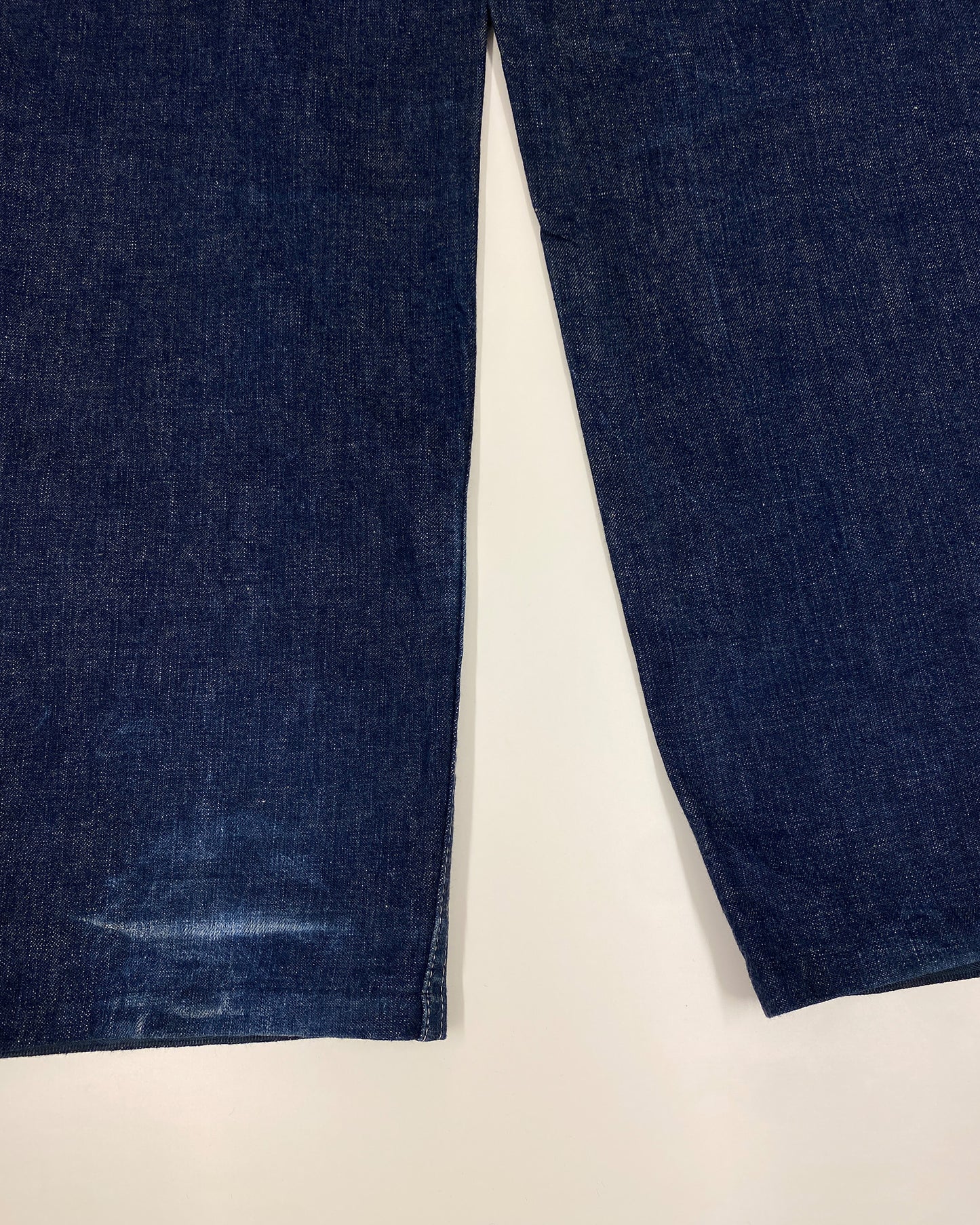 Sugar Cane 2000s Wide Leg Buckleback Denim Pants Blue